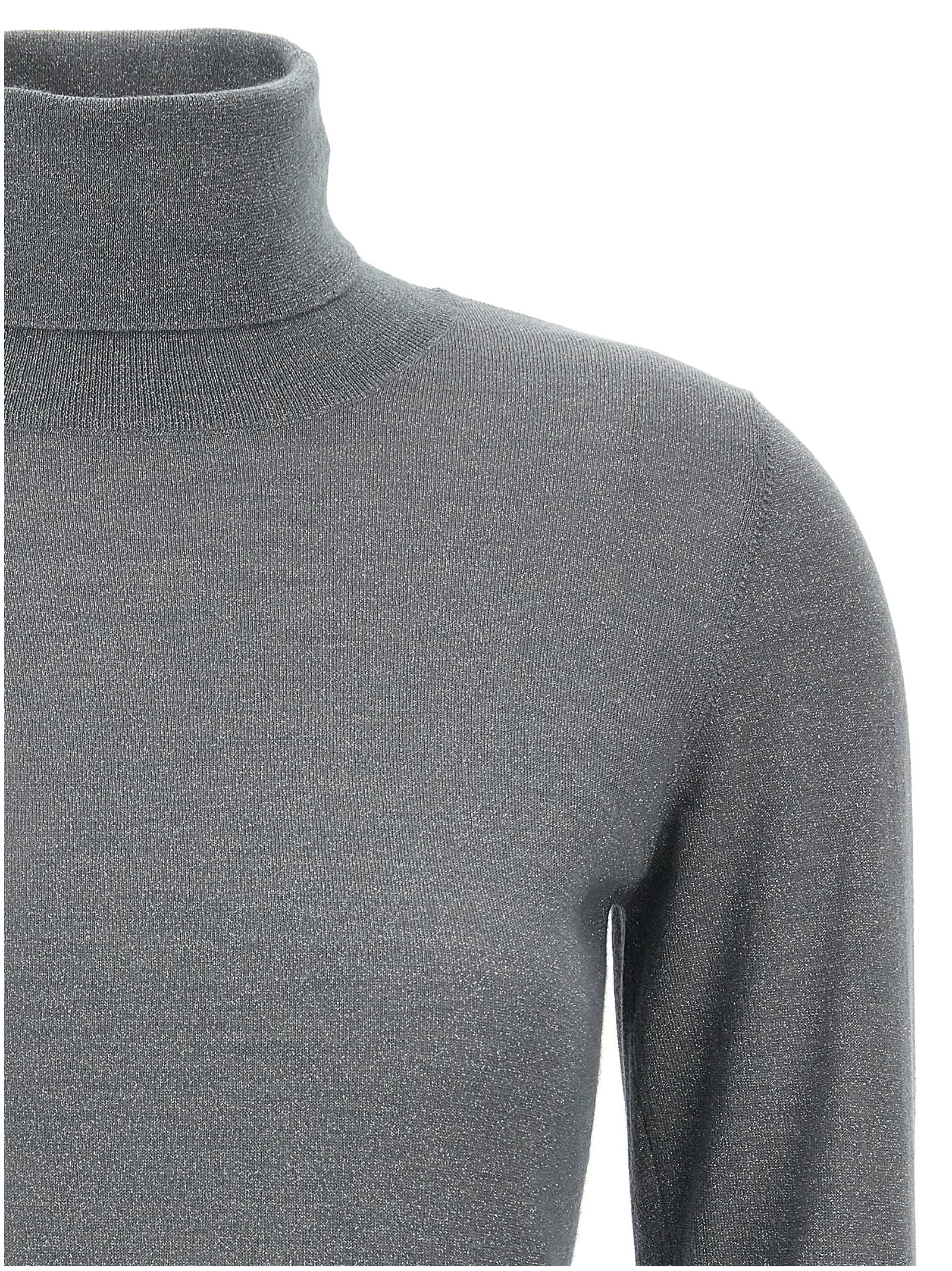Brunello Cucinelli Grauer Kaschmir-Strickjacke