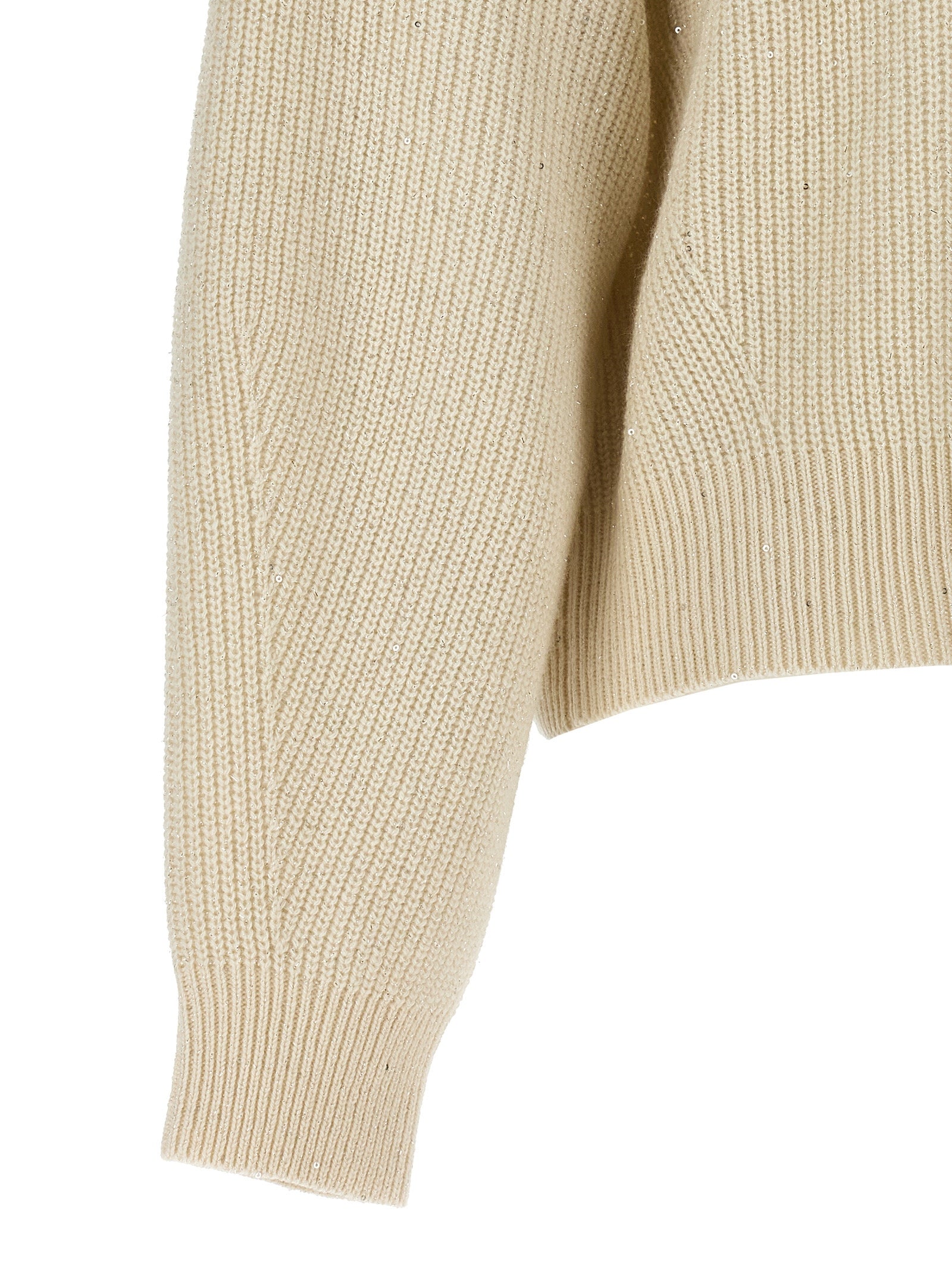 Brunello Cucinelli Weicher Kaschmir-Cardigan in Weiß