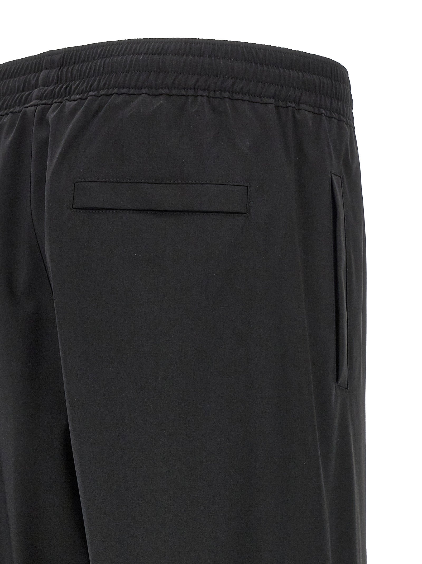 Givenchy Schwarze Hose aus reiner Schurwolle