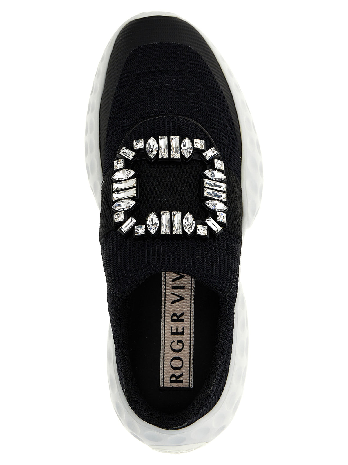 Roger Vivier Zweifarbige Sneaker aus Polyethylen im Athletic-Stil