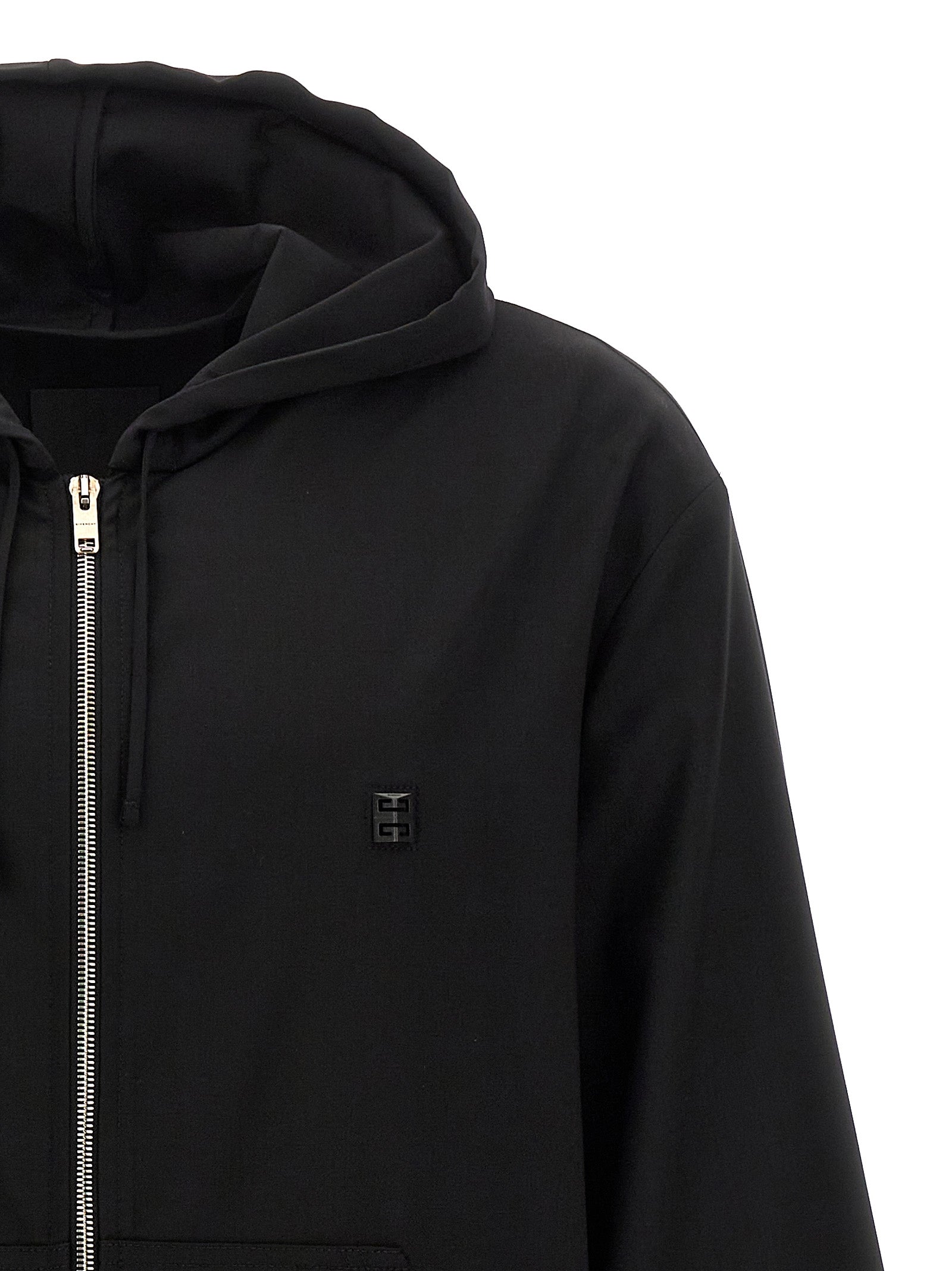Givenchy Schwarzer Sweatshirt aus reiner Schurwolle