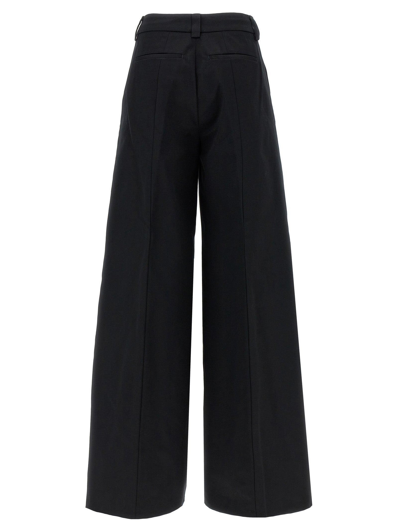 THELATEST Schwarze Baumwoll-Freizeithose