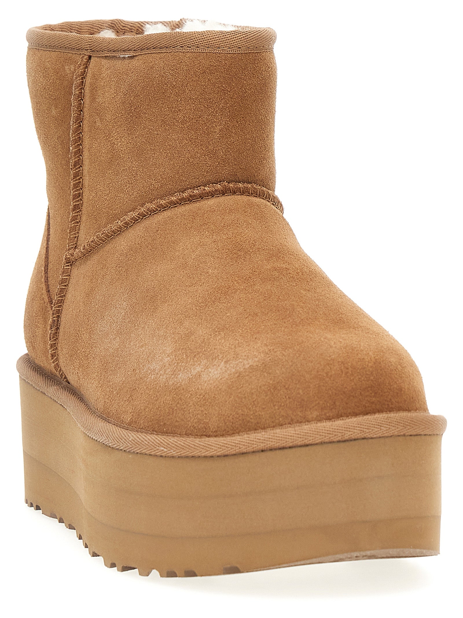 UGG Braune Ankle Boots aus Rindsleder