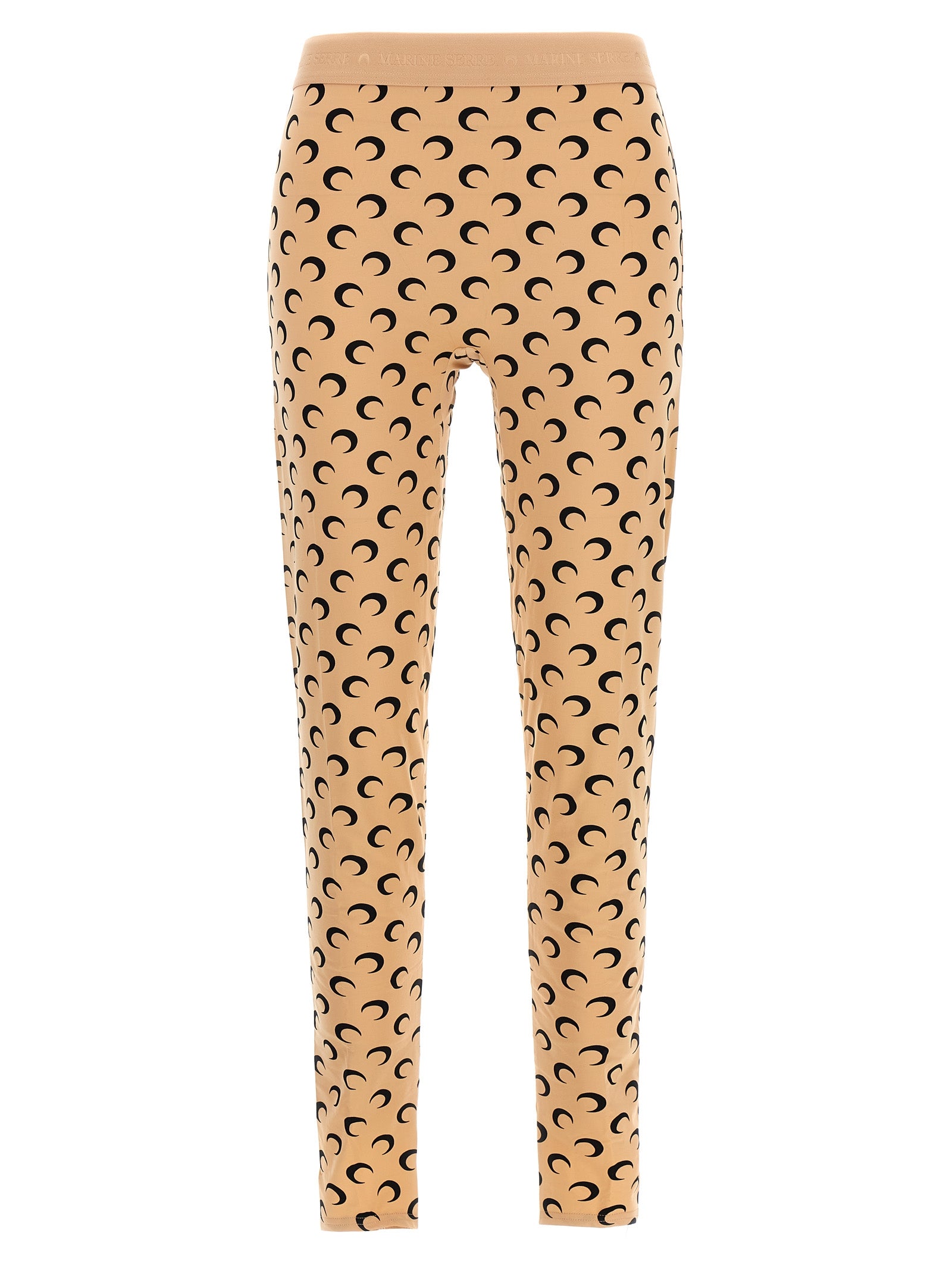 Marine Serre Beige Polyamid Leggings