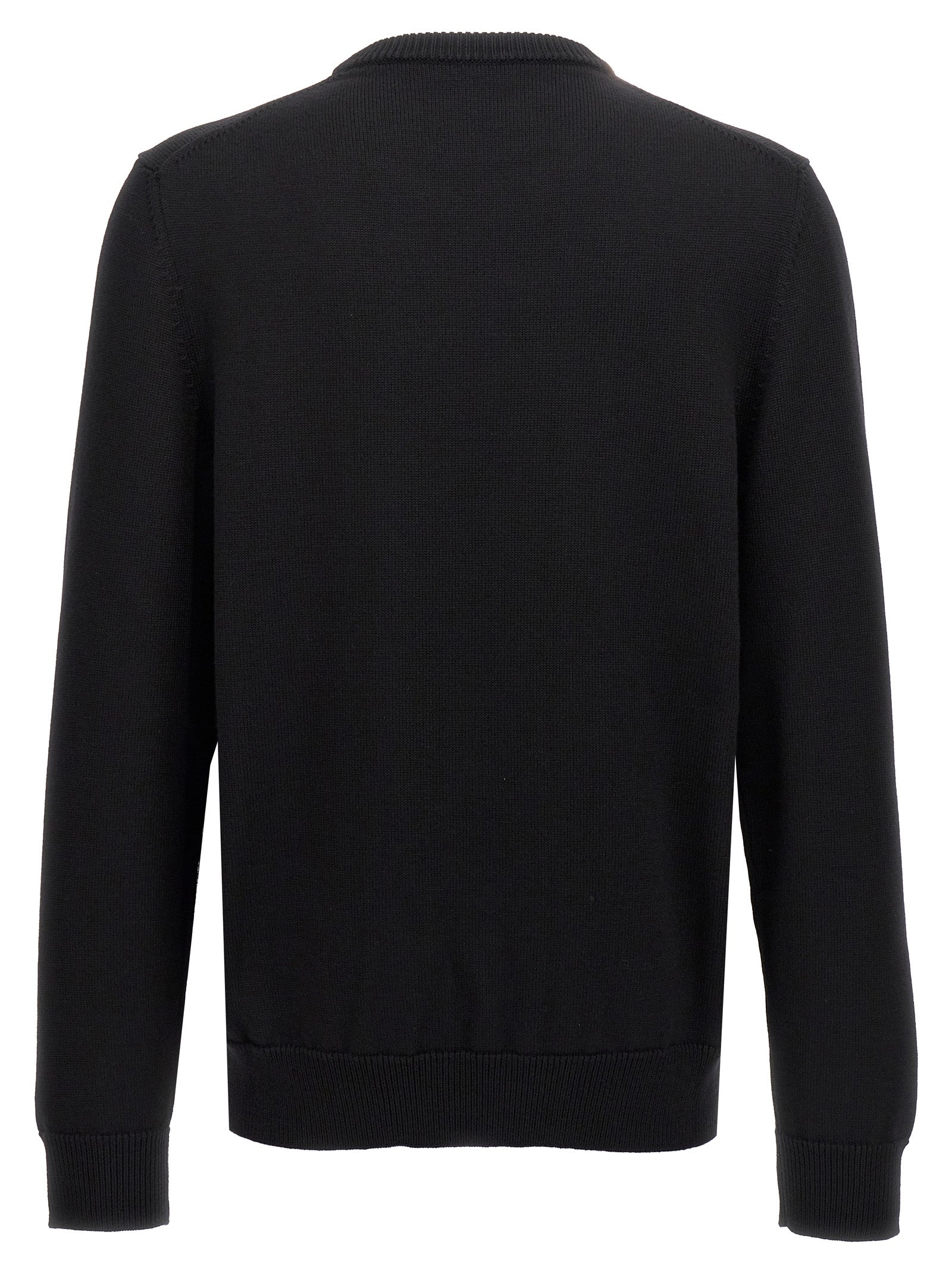 Dolce & Gabbana Schwarzer Cardigan aus Schurwolle