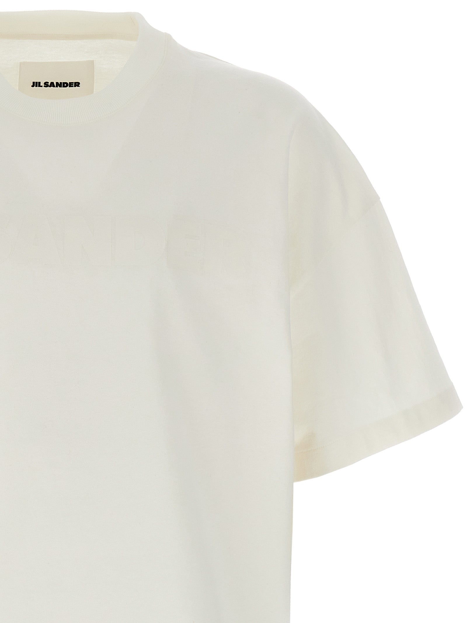 Jil Sander Weißes Baumwoll-T-Shirt
