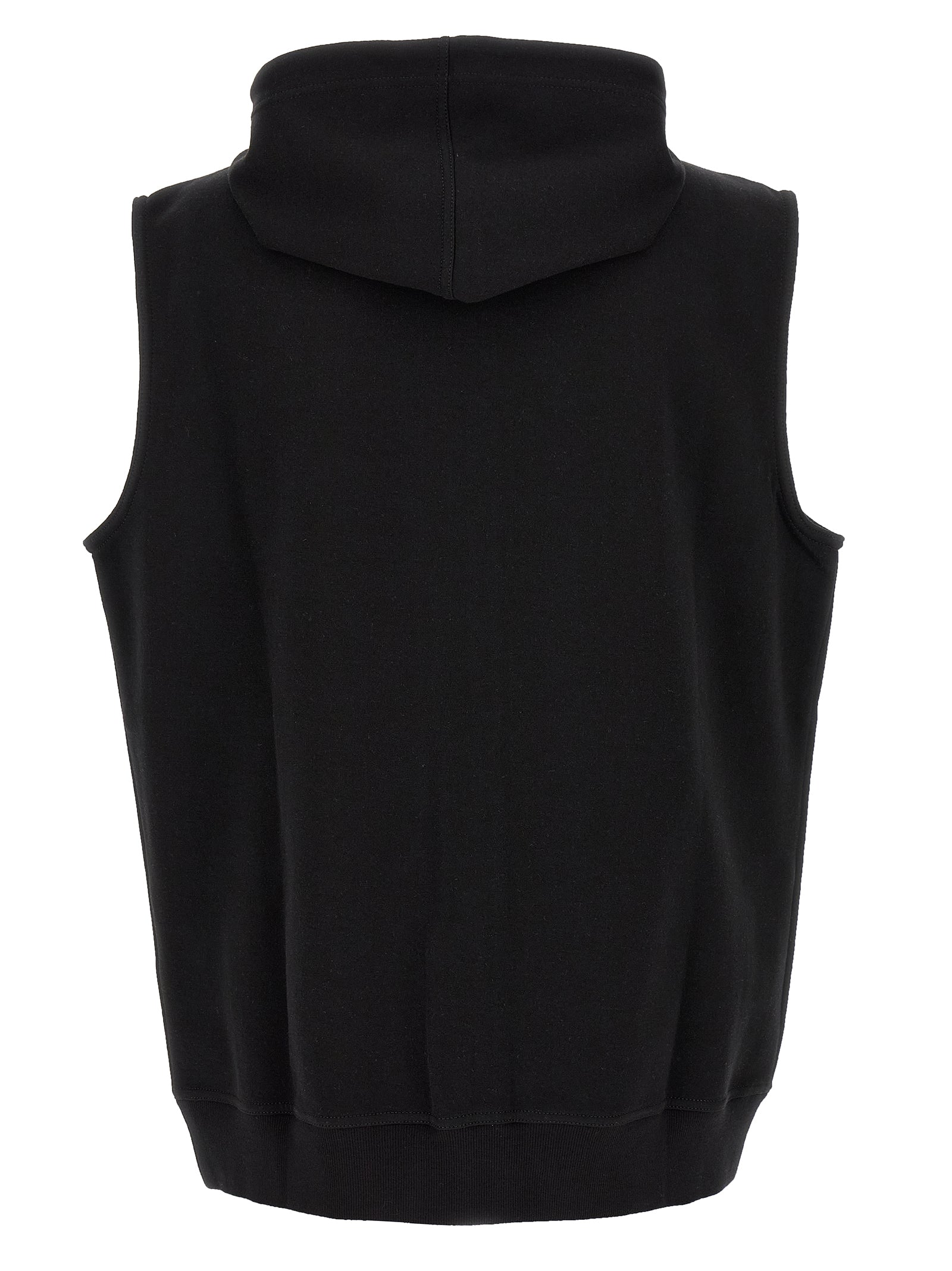 Brunello Cucinelli Schwarze ärmellose Baumwolljacke