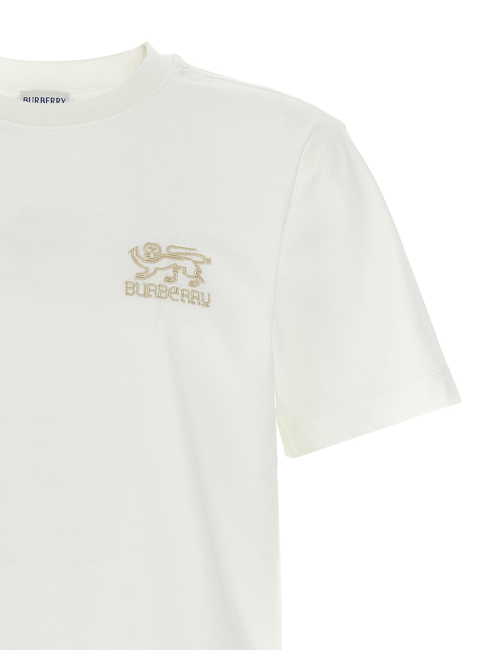 Burberry Weißes Baumwoll-T-Shirt