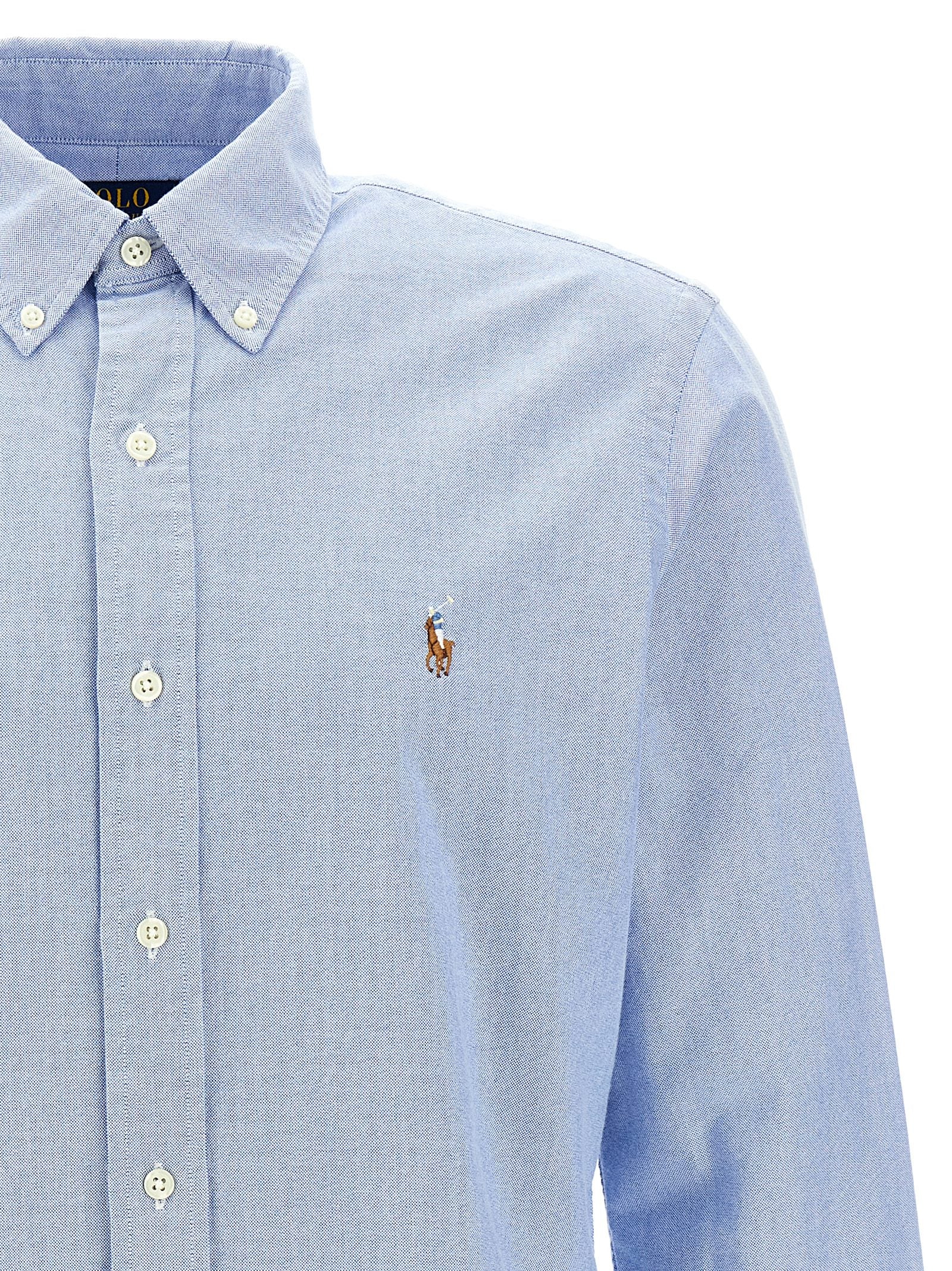 Polo Ralph Lauren Blaue Baumwollbluse