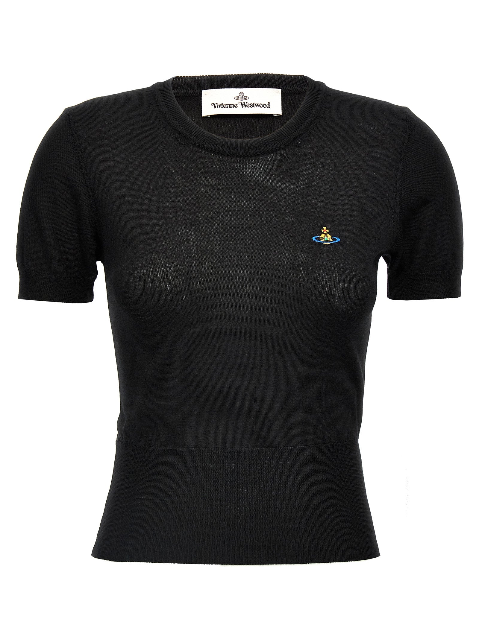 Vivienne Westwood Schwarzes Woll-T-Shirt