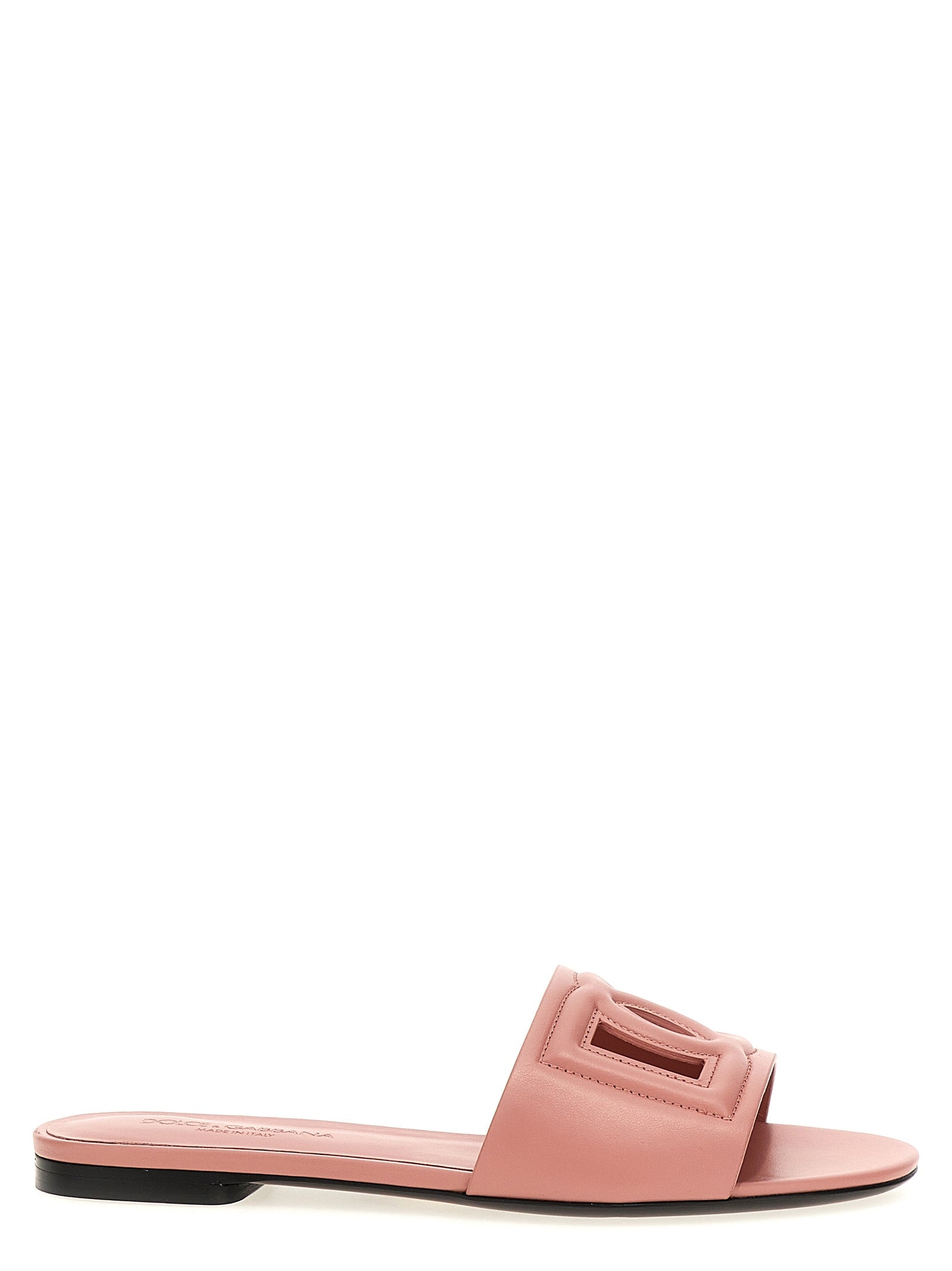 Dolce & Gabbana Multicolor Kalbsleder-Slipper