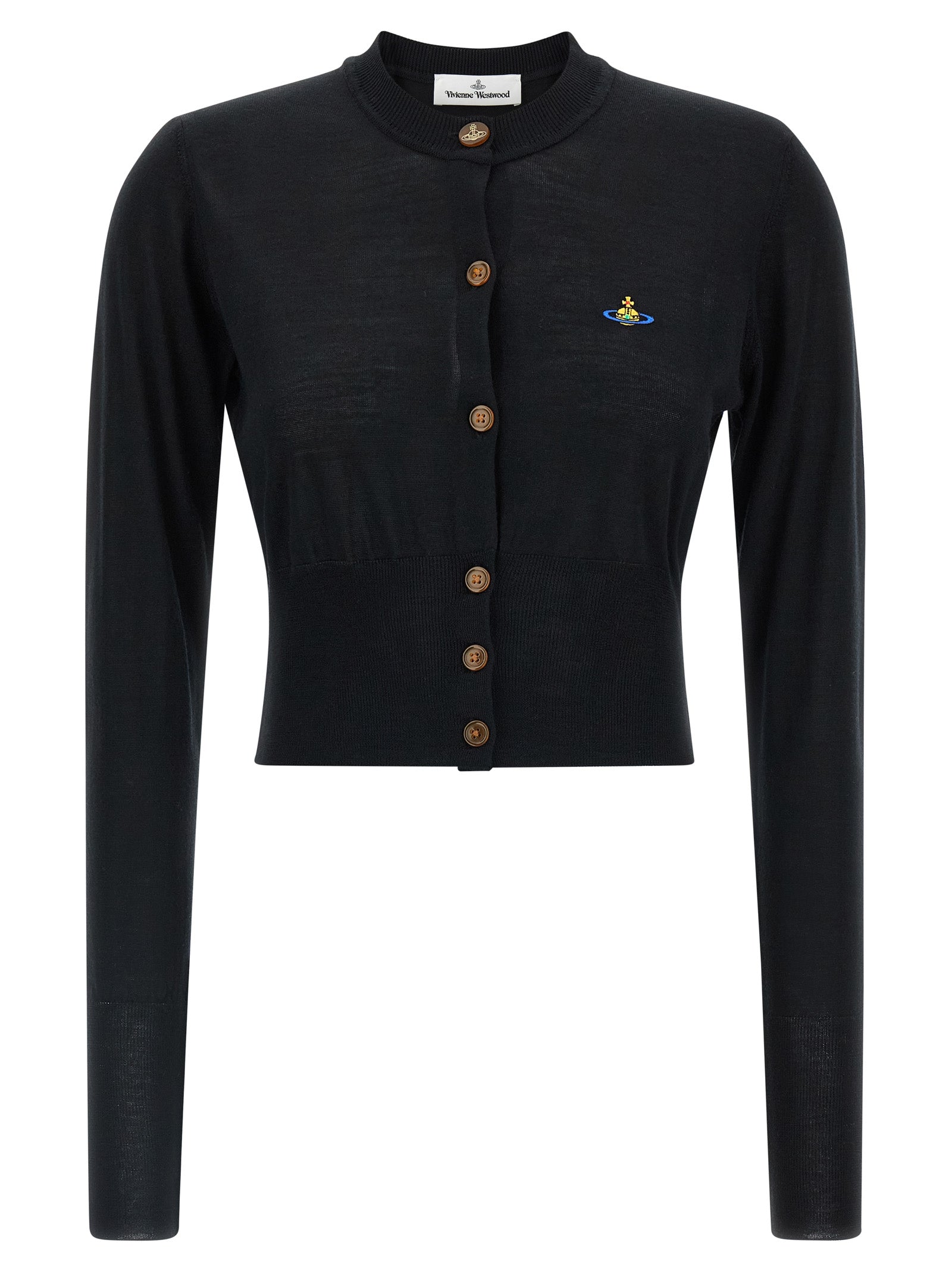 Vivienne Westwood Schwarzer Wollcardigan