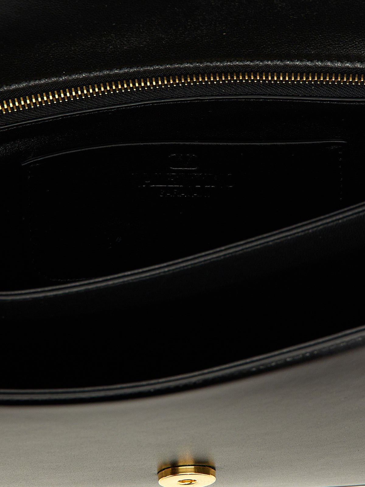 Valentino Garavani Schwarze Kalbsleder-Schultertasche