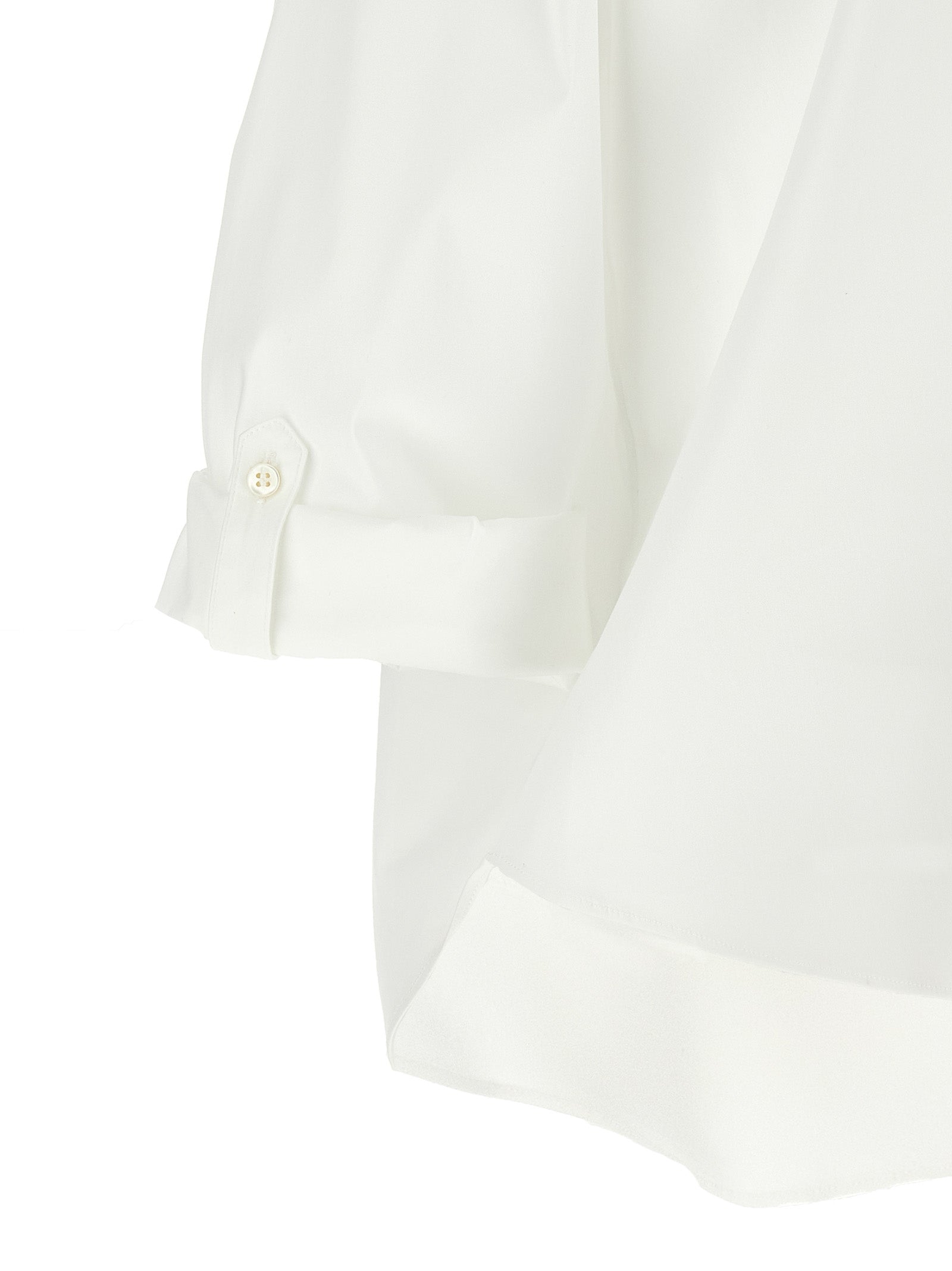 Brunello Cucinelli Weiße Baumwollbluse