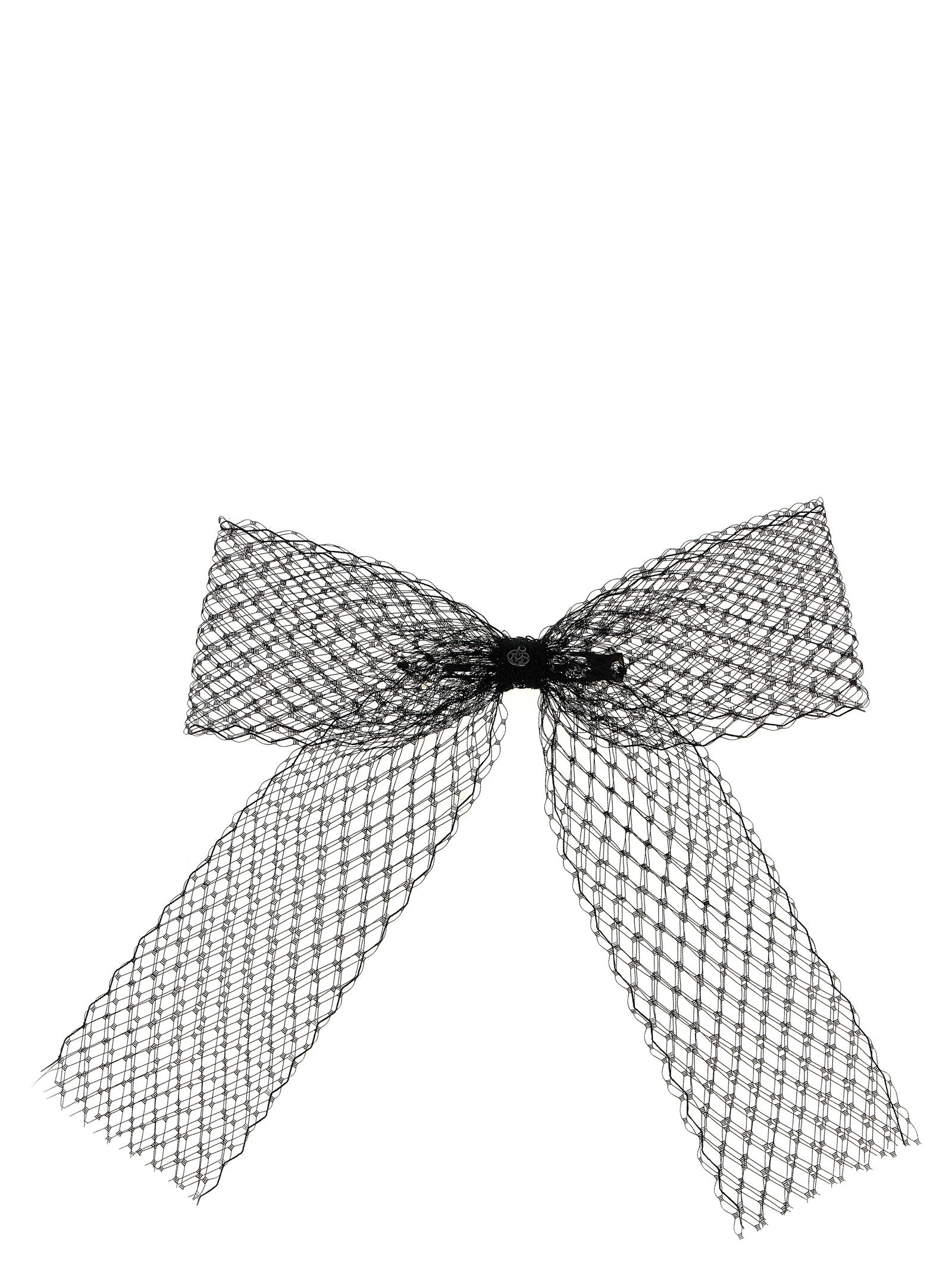 Maison Michel Schwarze Haarspange aus Polyester