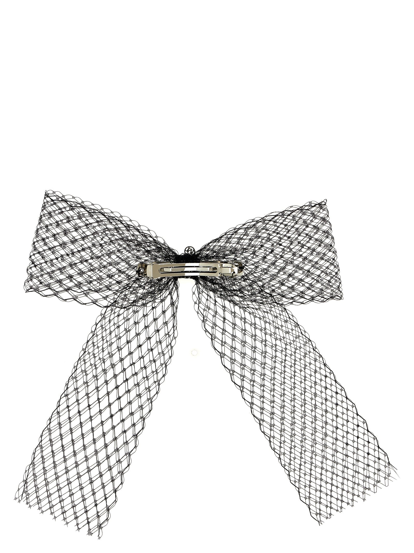 Maison Michel Schwarze Haarspange aus Polyester