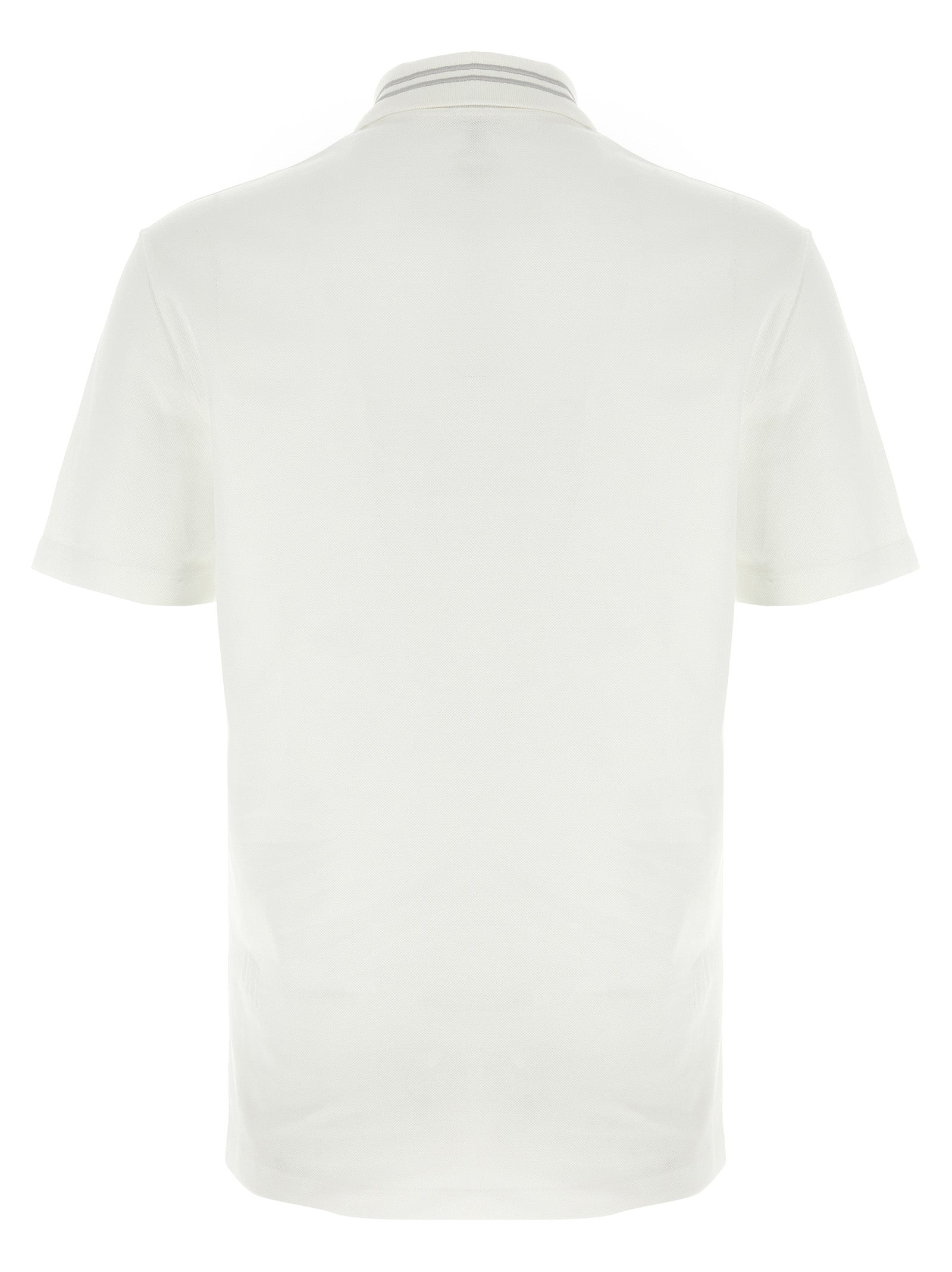 Versace Weißes Poloshirt aus Baumwolle