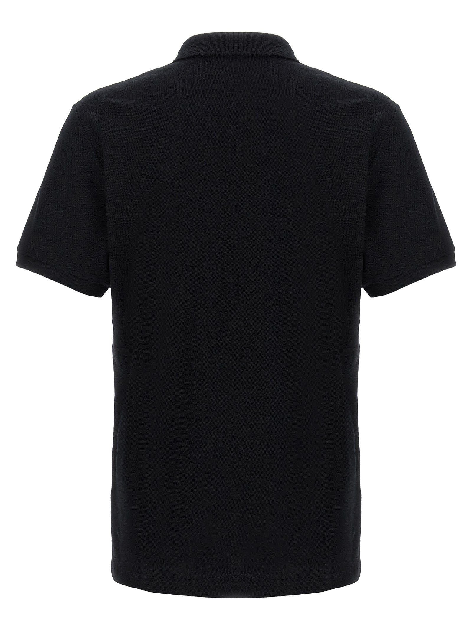 Moschino Schwarzes Baumwoll-Poloshirt
