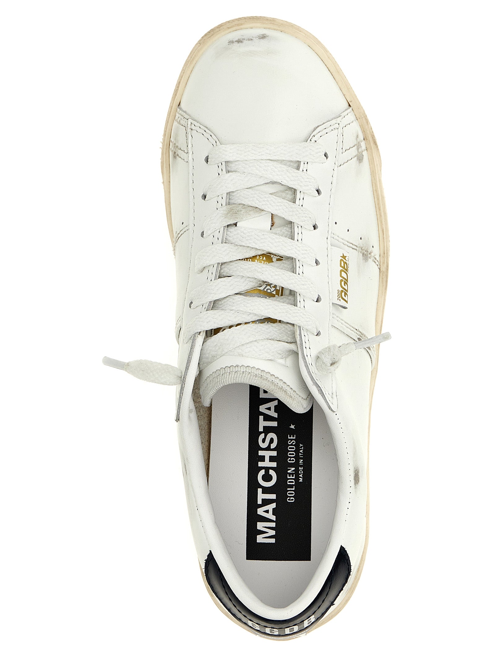 Golden Goose Blaue Sneaker aus Rindsleder