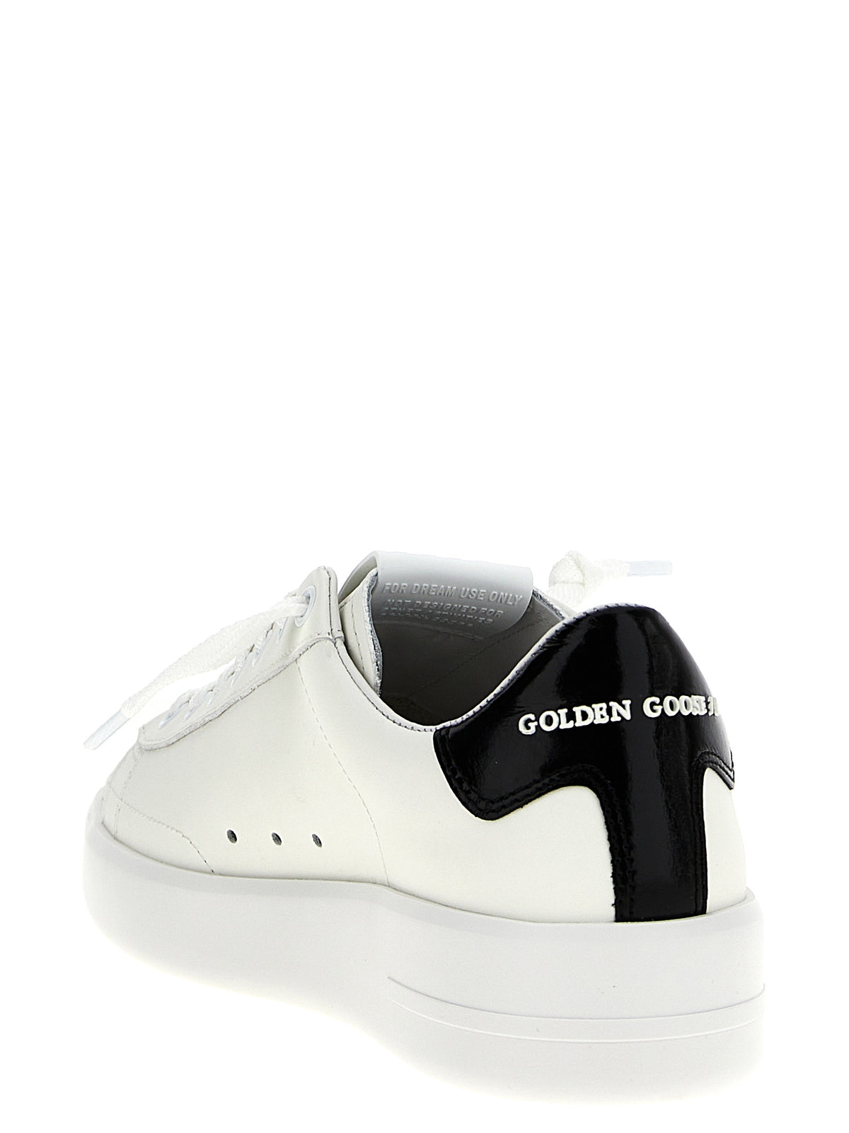 Golden Goose Schwarze Low-Top-Sneaker aus Rindsleder