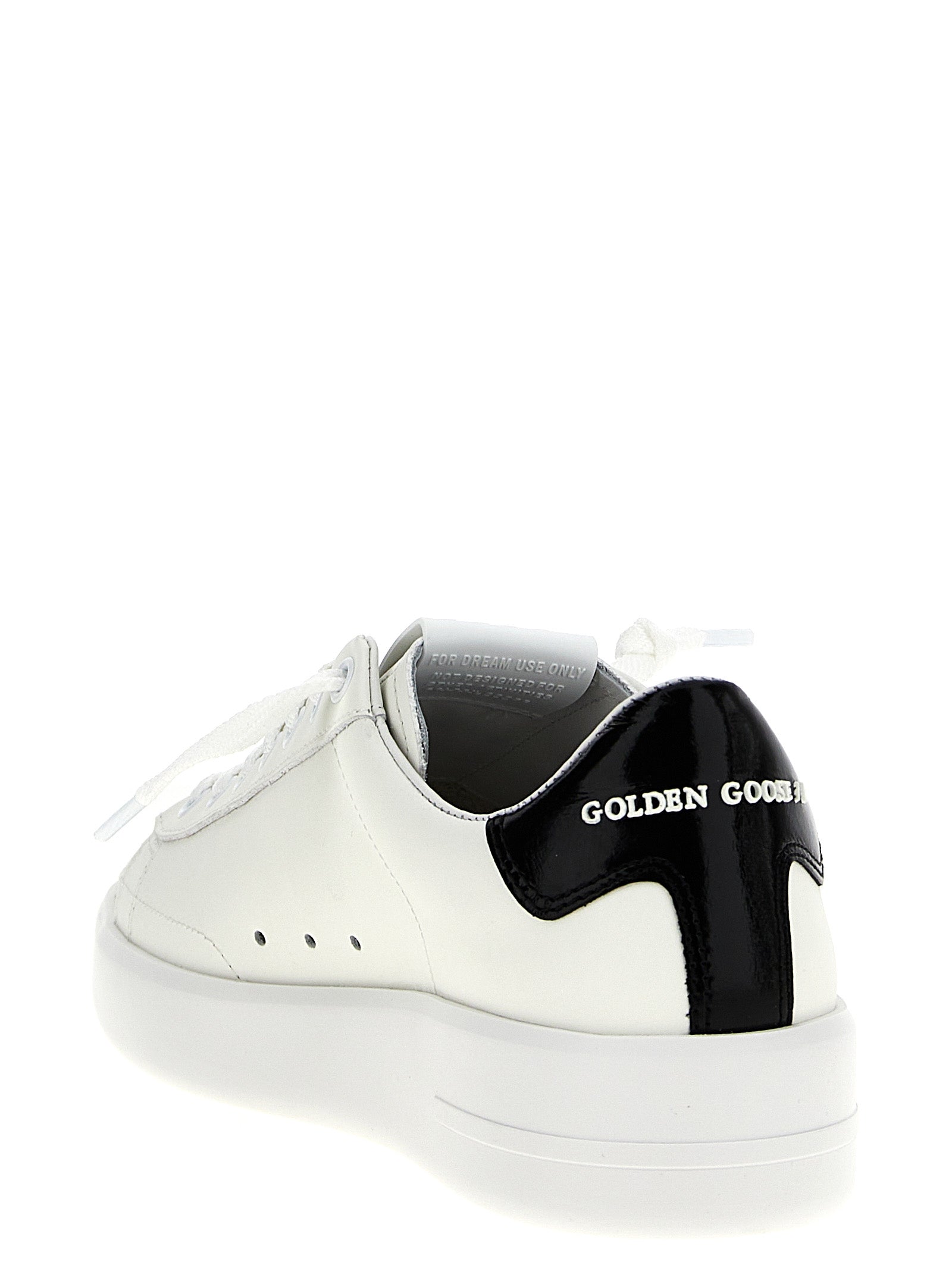 Golden Goose Schwarze Low-Top-Sneaker aus Rindsleder