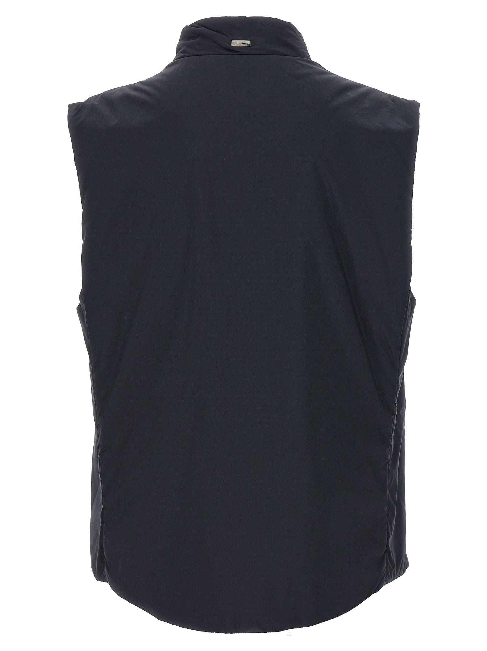 Herno Schwarze ärmellose Jacke aus Polyamid