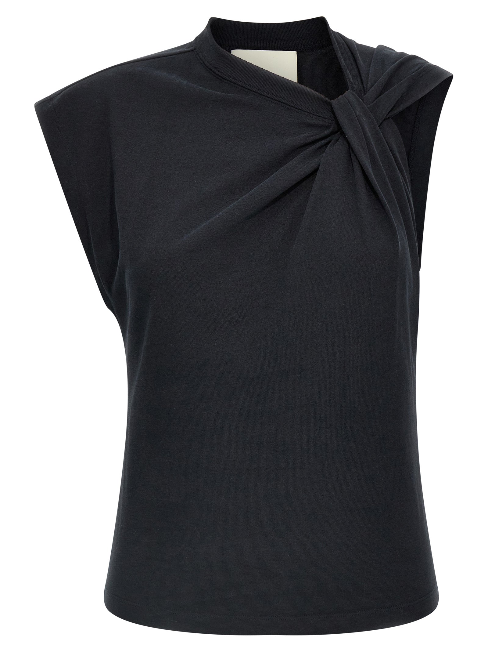Isabel Marant Schwarzes Baumwoll-T-Shirt
