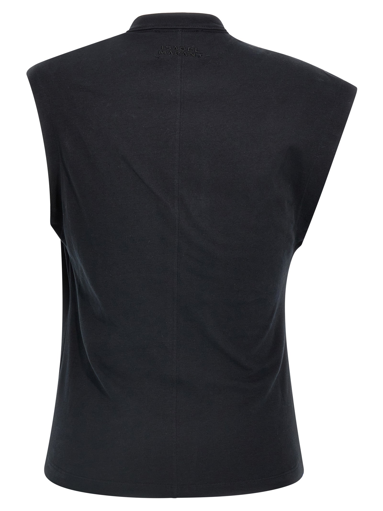 Isabel Marant Schwarzes Baumwoll-T-Shirt