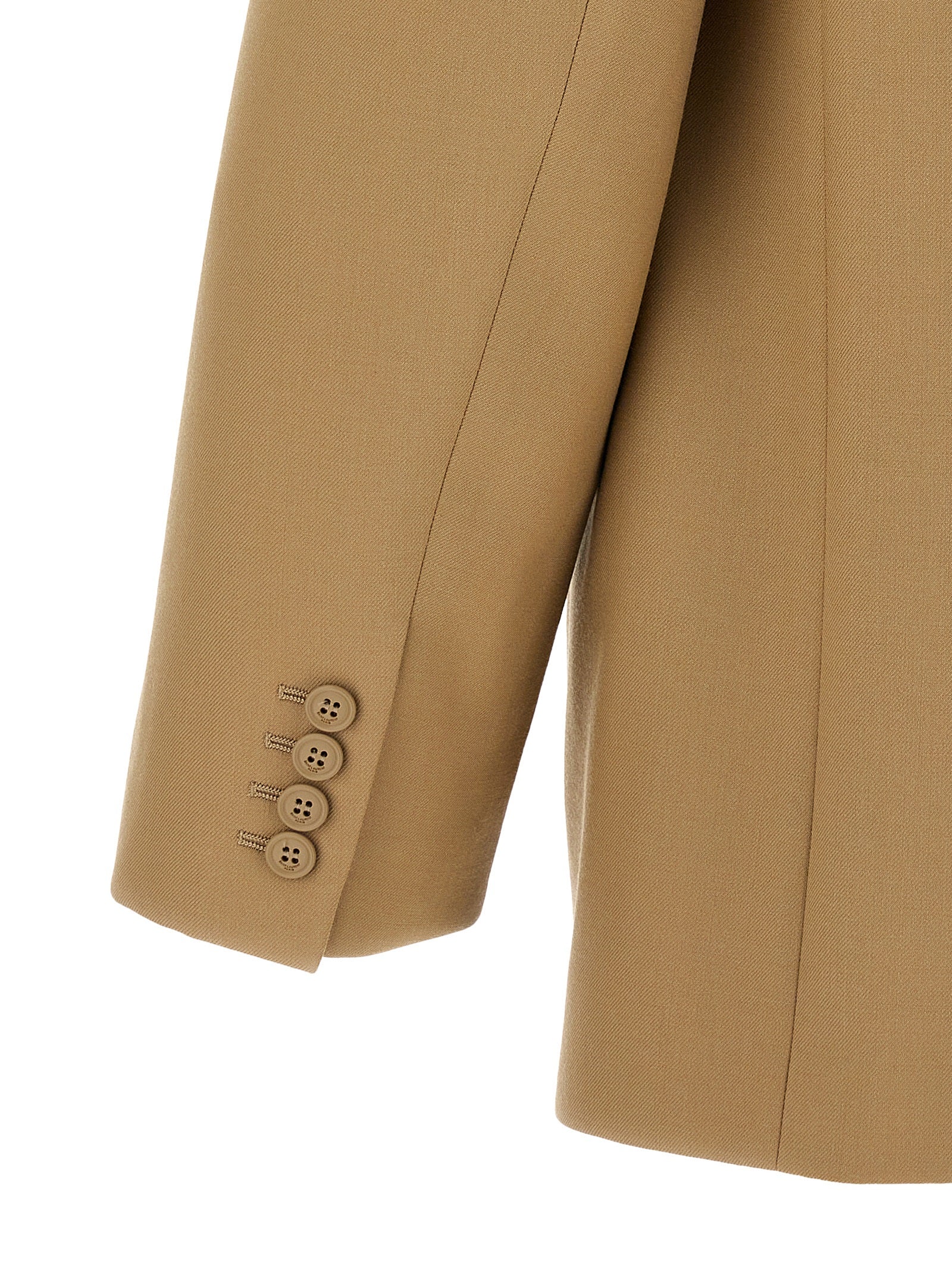 Saint Laurent Beiger Wollblazer