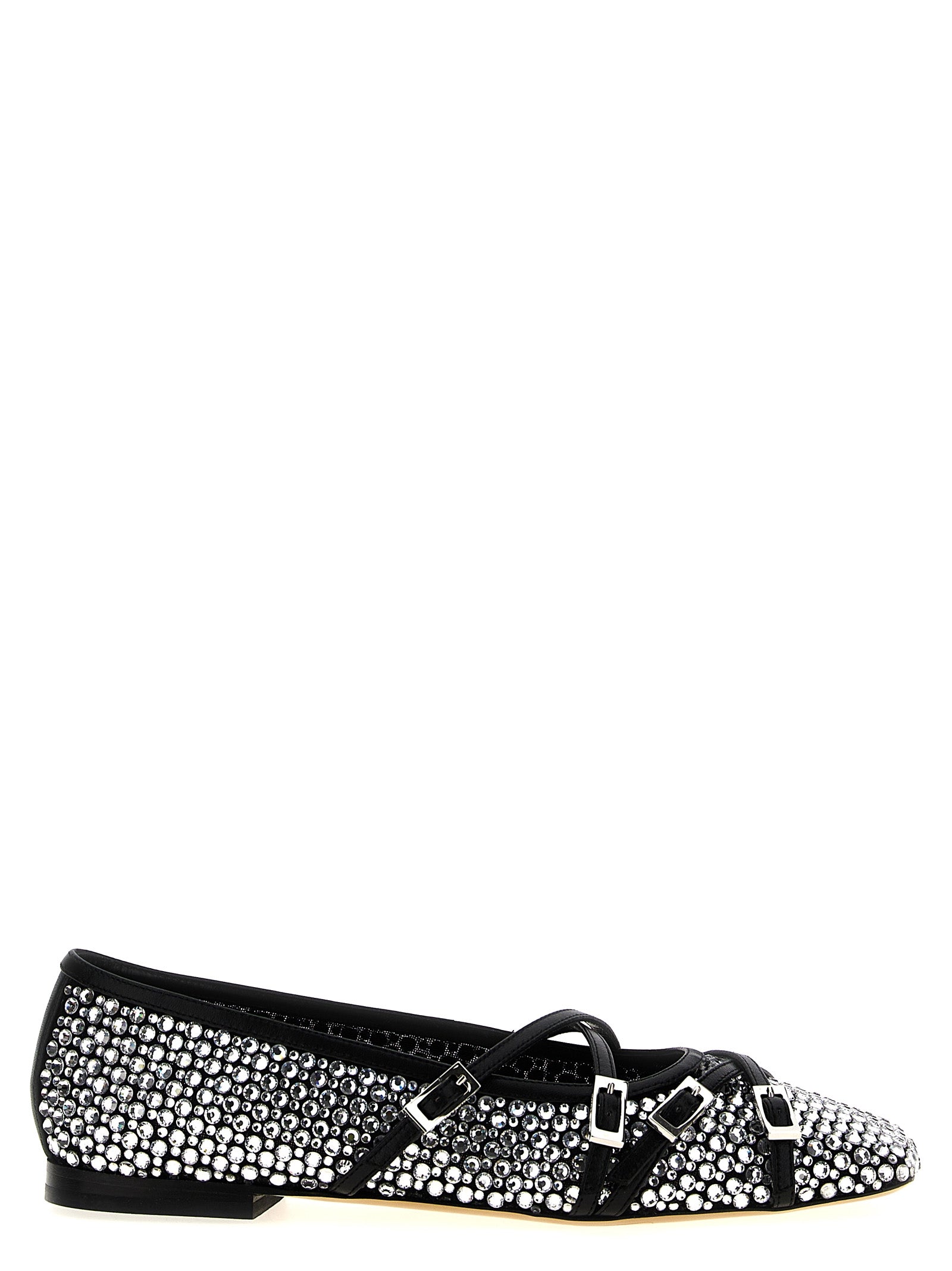 MACH & MACH Schwarze Ballerinas aus Polyamid