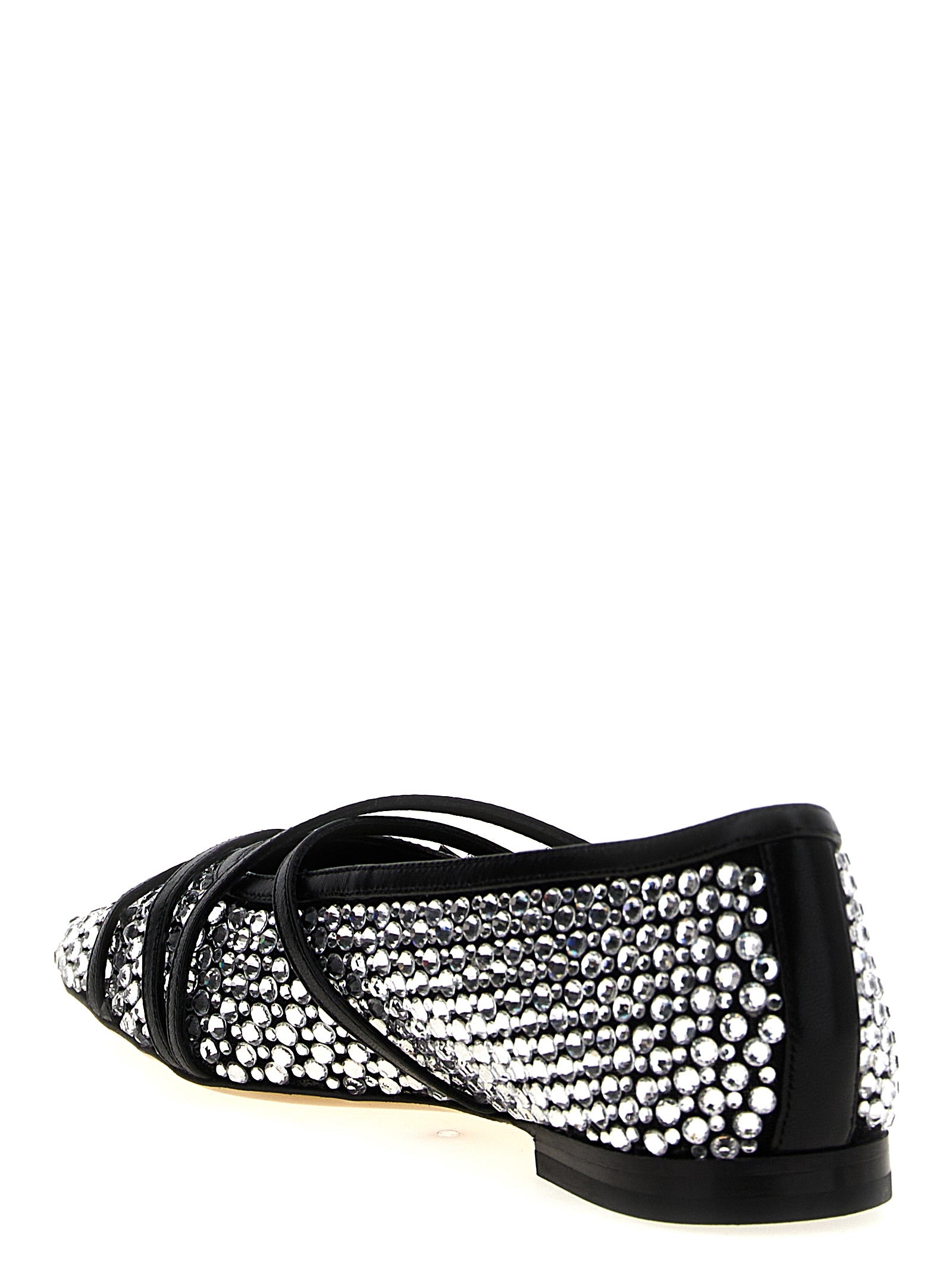 MACH & MACH Schwarze Ballerinas aus Polyamid