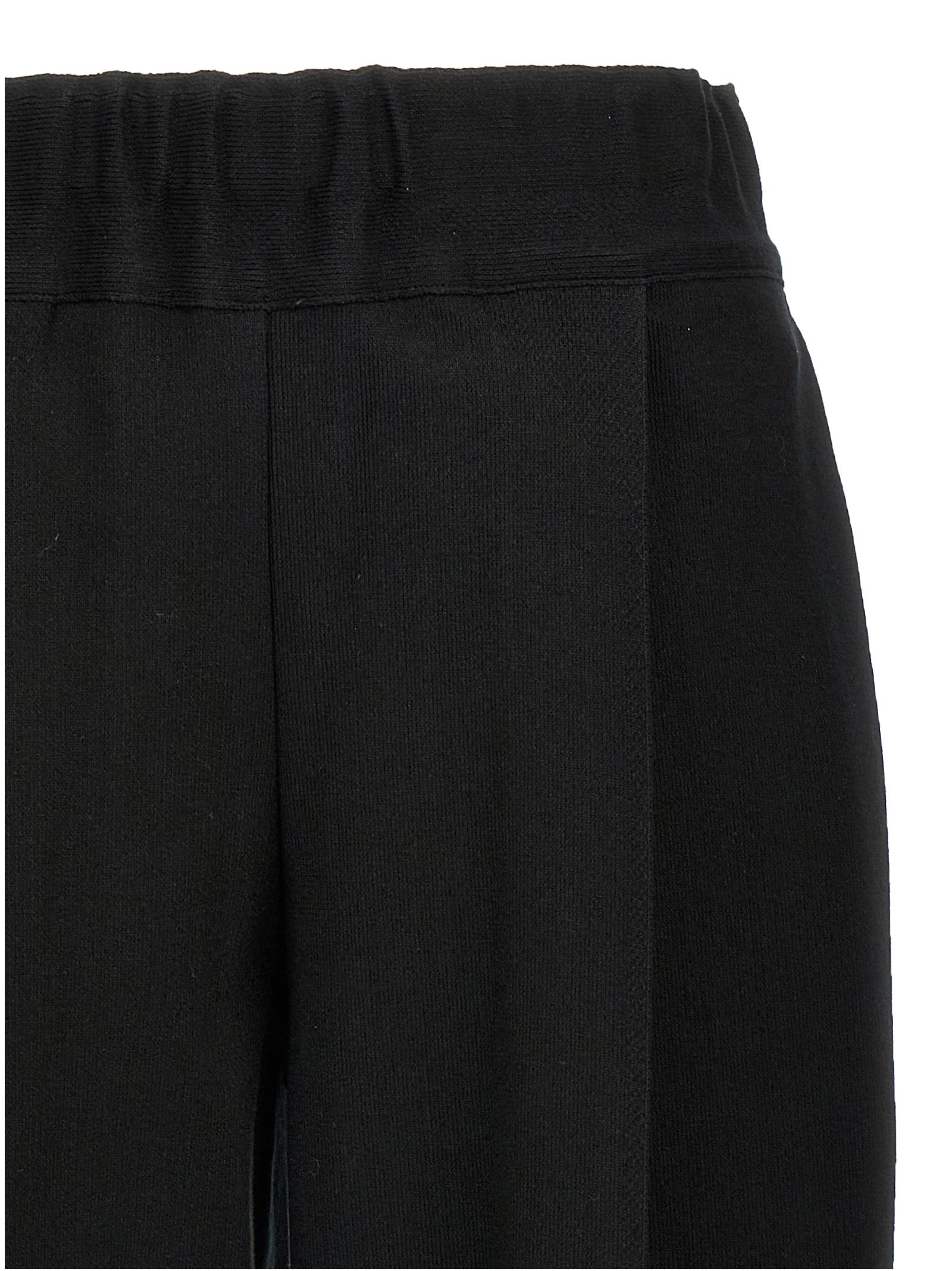 Issey Miyake Schwarze Baumwoll-Freizeithose
