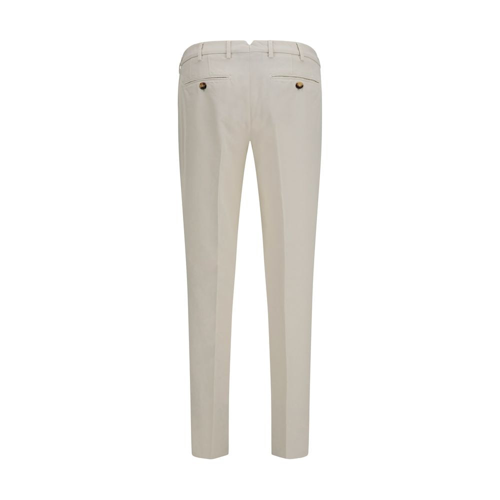 Brunello Cucinelli Weiße Baumwollhose im Casual-Look