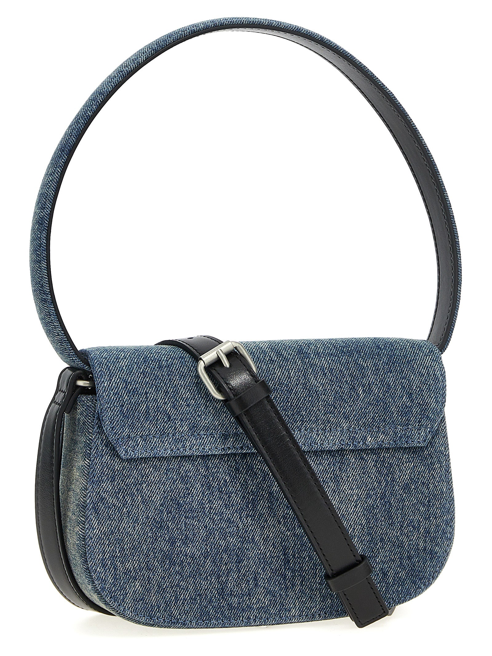 Diesel Blaue Baumwoll-Umhängetasche