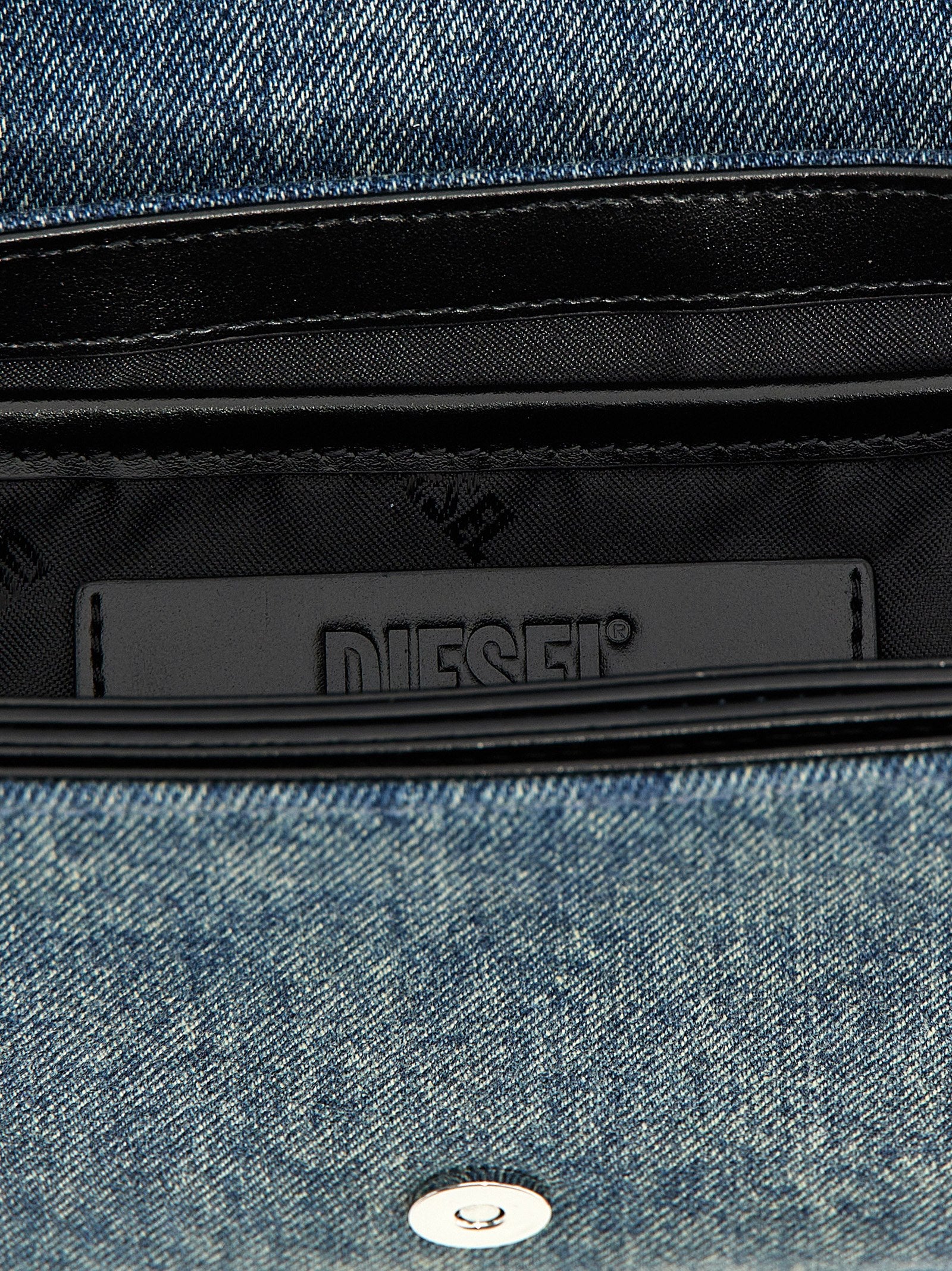 Diesel Blaue Baumwoll-Umhängetasche