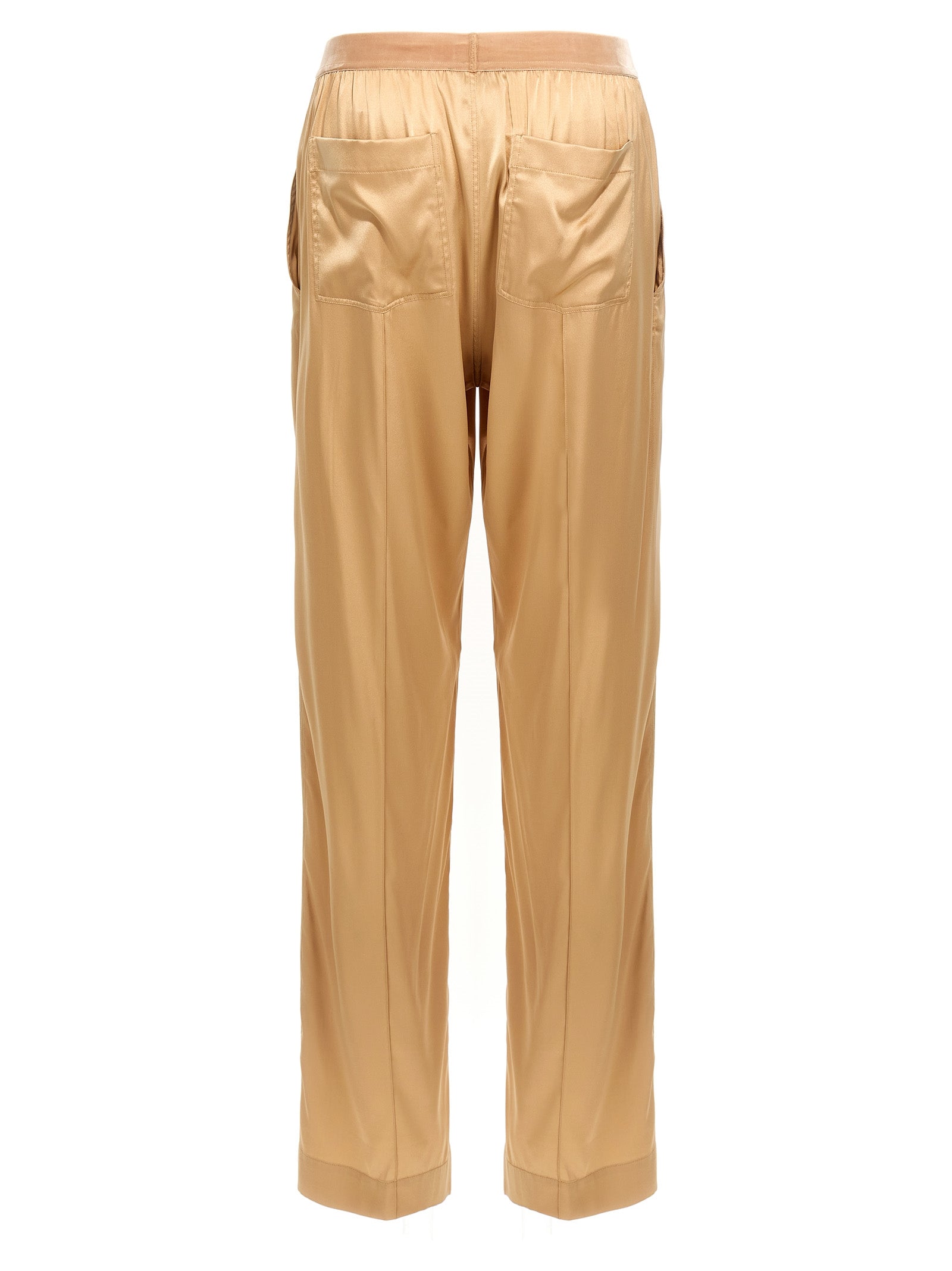 Tom Ford Beige Seidenhose