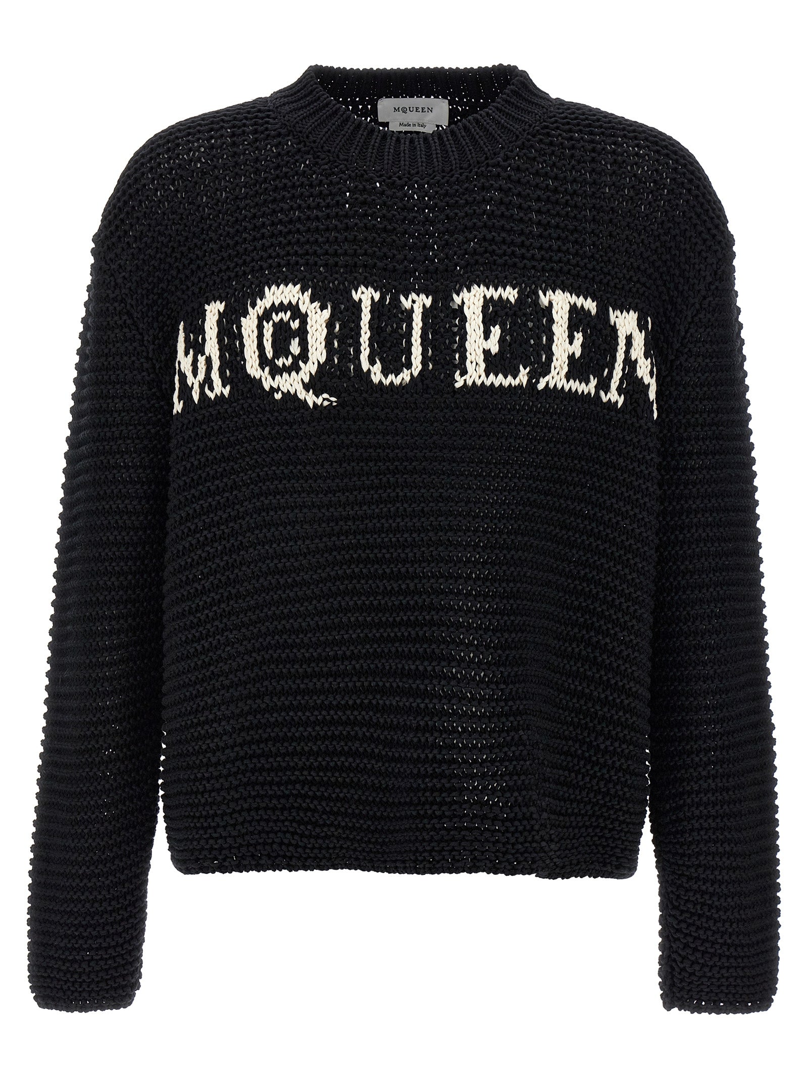 Alexander McQueen Baumwoll-Cardigan in Zweifarbenoptik