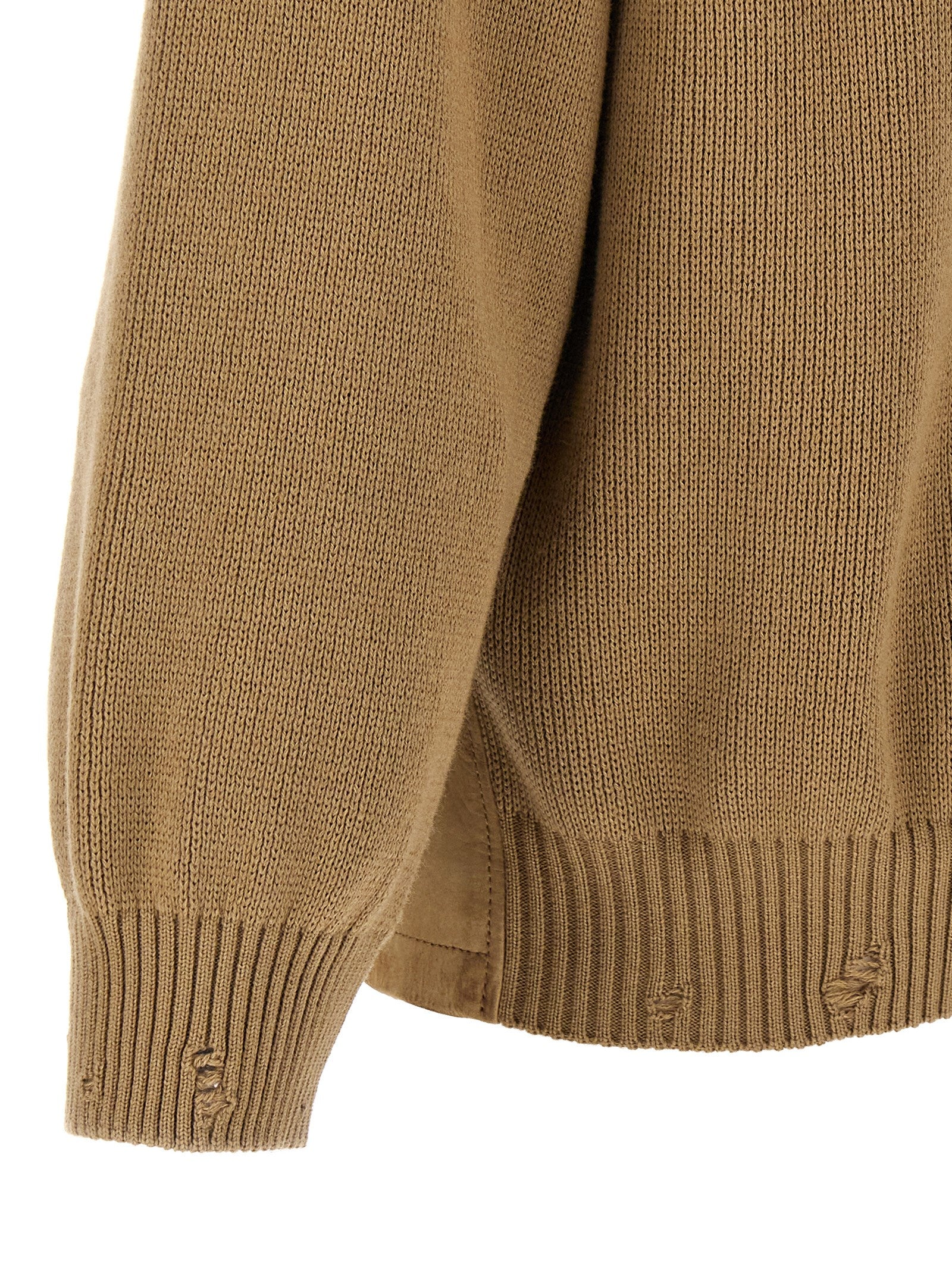 Golden Goose Beige Cowhide Lederjacke