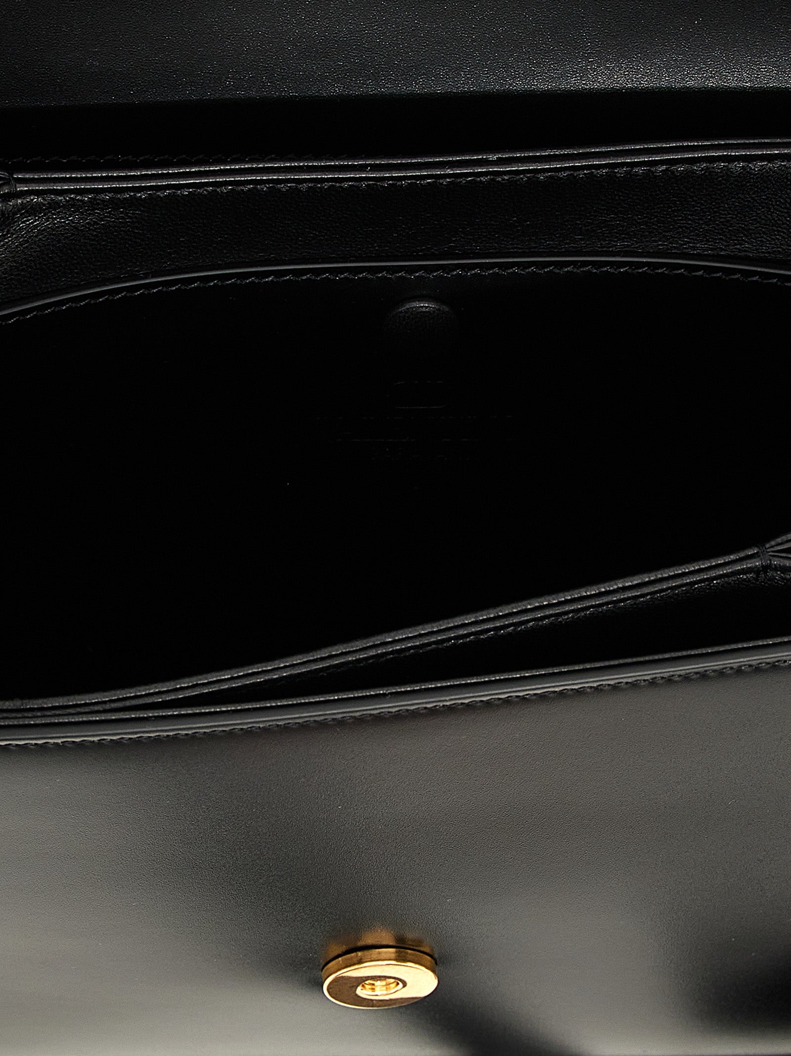 Valentino Garavani Schwarze Kalbsleder-Schultertasche