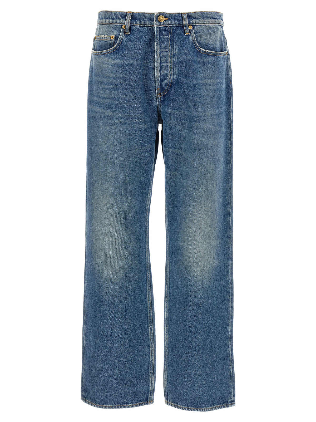 Golden Goose Blaue Jeans aus Baumwolle im geraden Schnitt