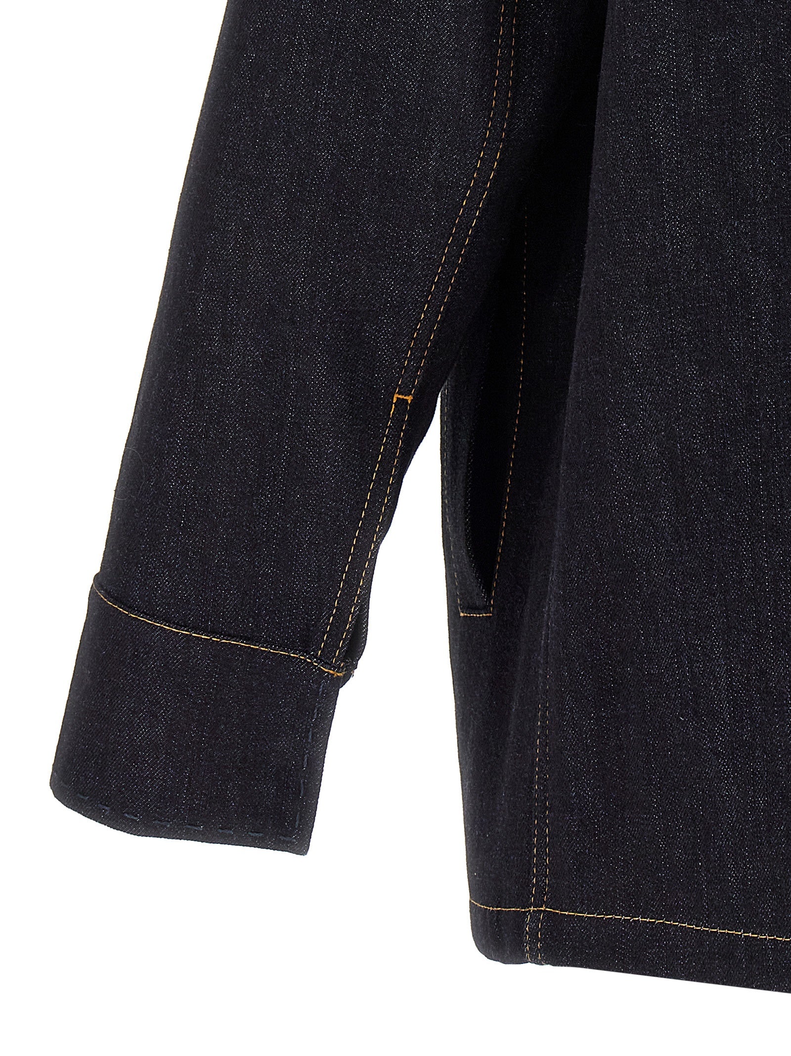 Fendi Blaue Jeansjacke aus Baumwolle