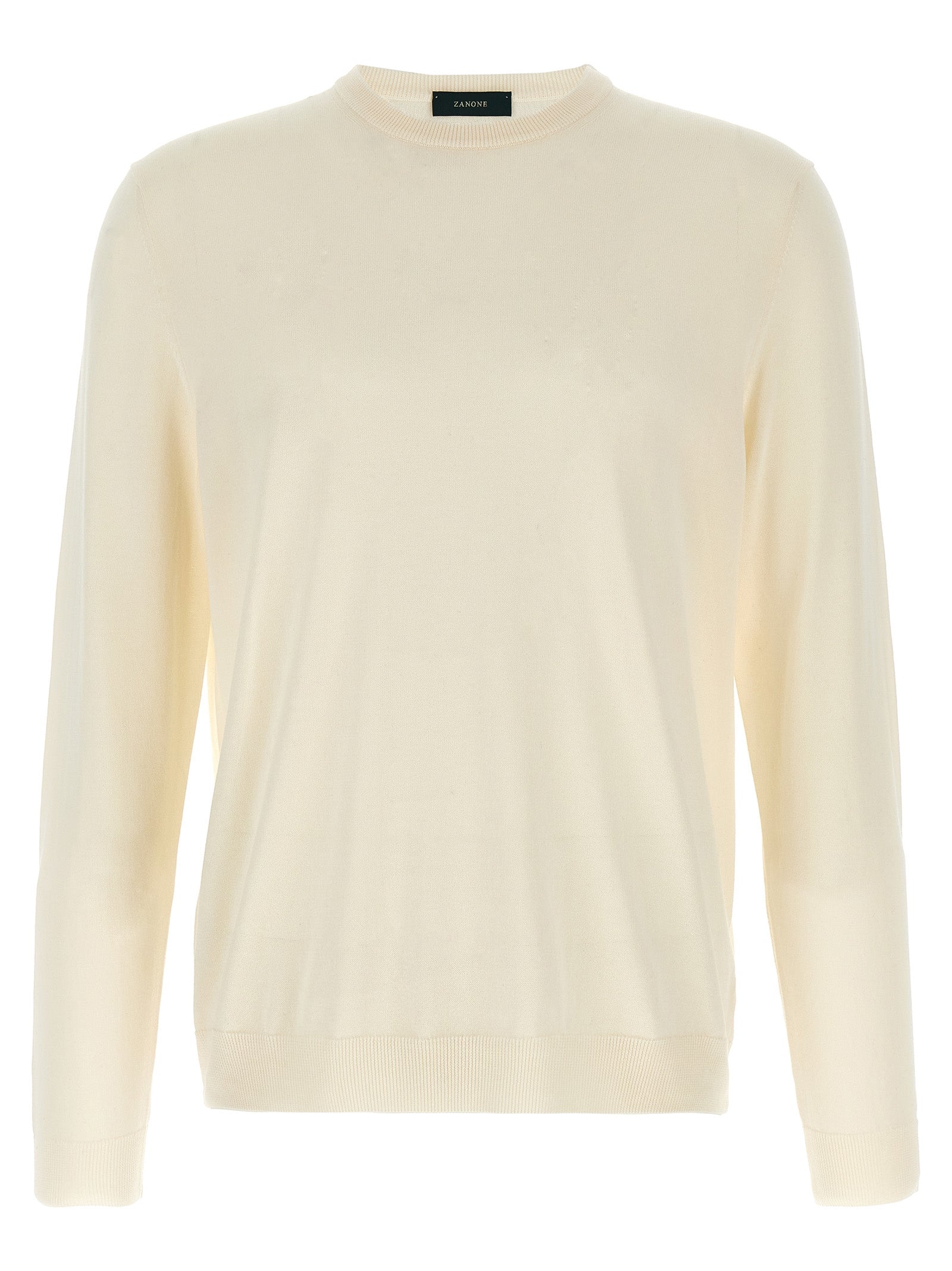 ZANONE Weißer Strickcardigan aus Baumwolle