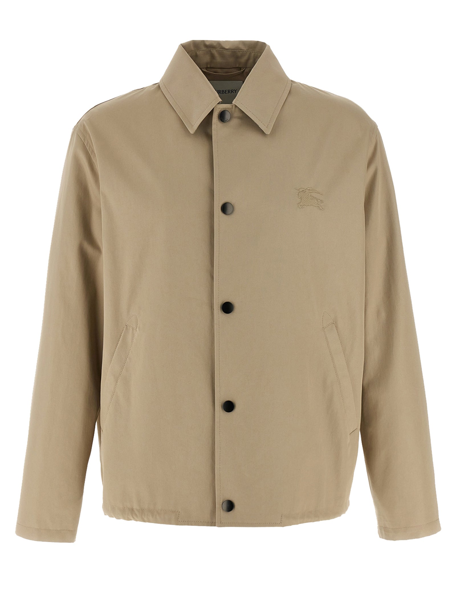 Burberry Beige Baumwolljacke in voller Länge