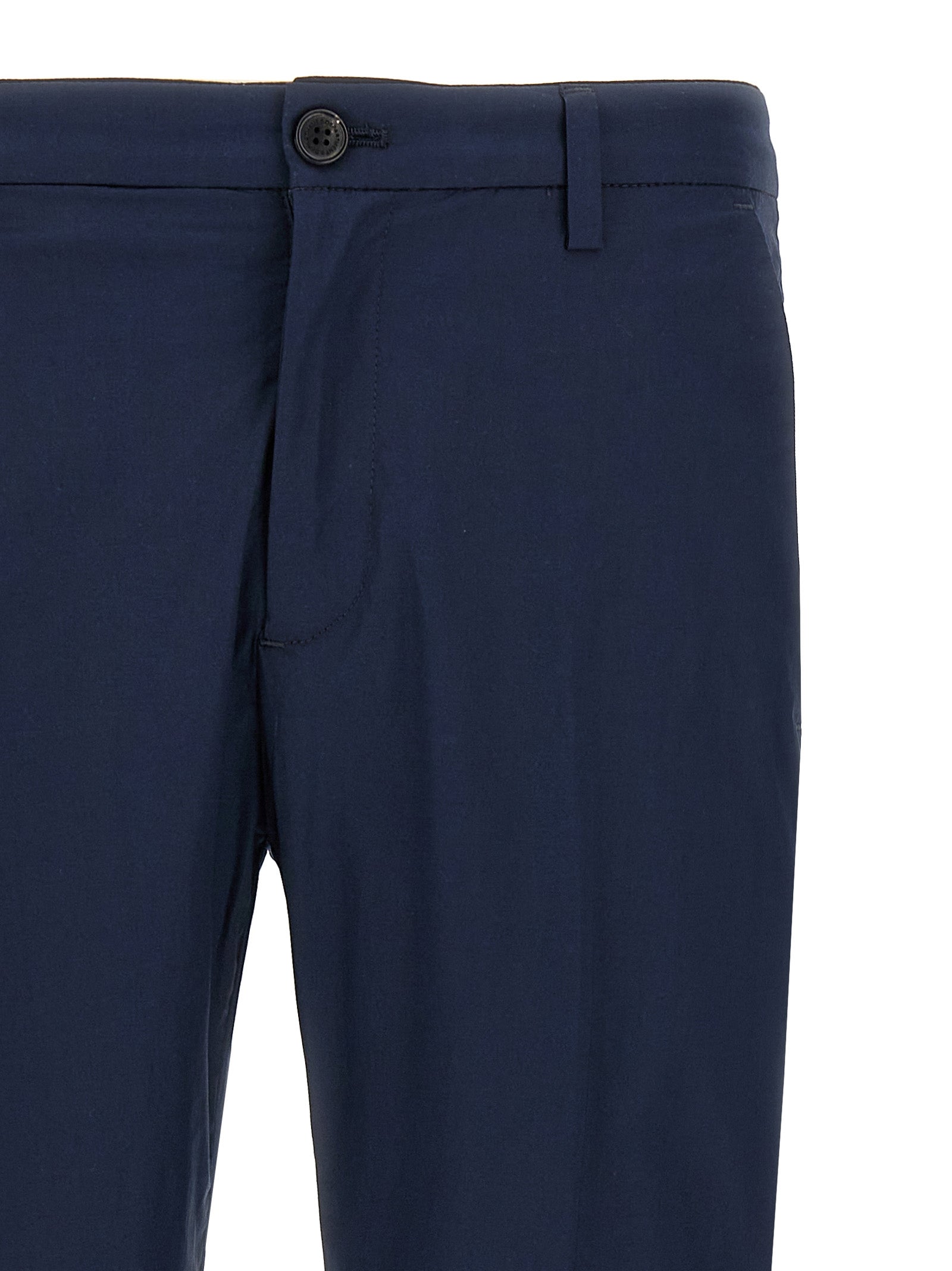 Department 5 Blaue Baumwoll-Cropped-Hose