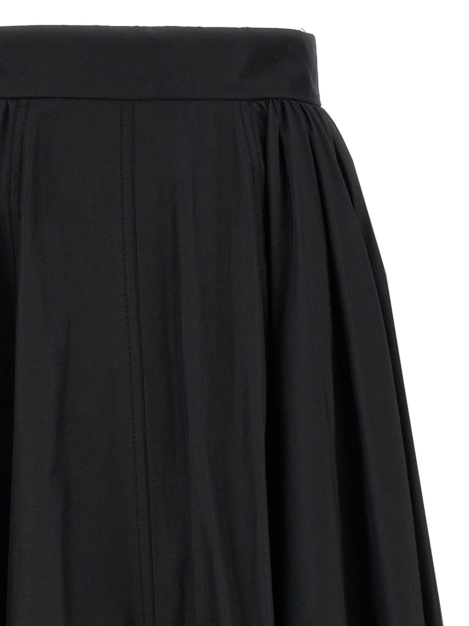 The Andamane Schwarzer Minirock aus Polyester