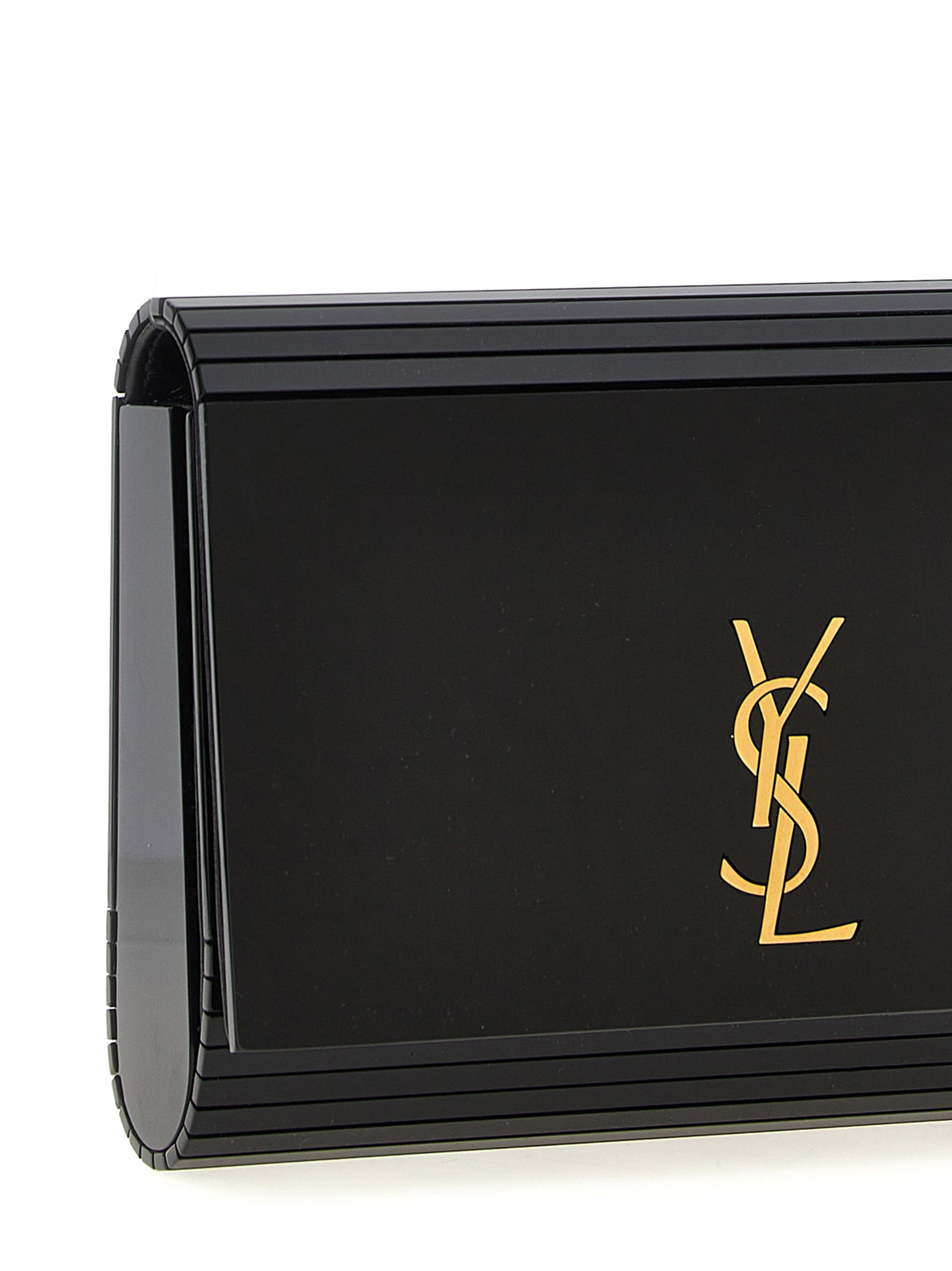 Saint Laurent Schwarze Plexiglas Umhängetasche