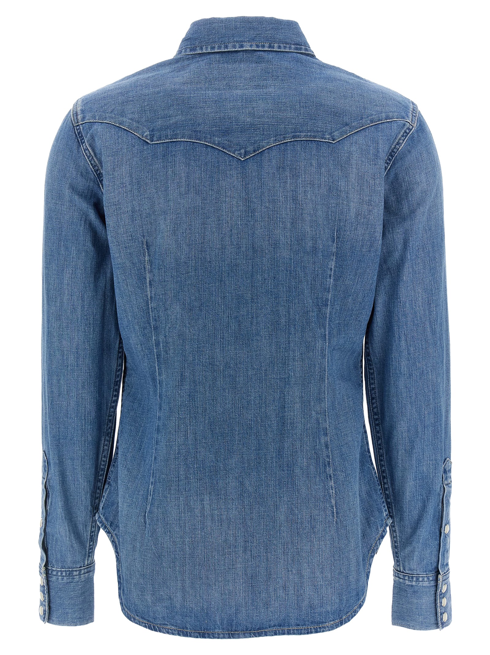 Polo Ralph Lauren Blaue Baumwollbluse