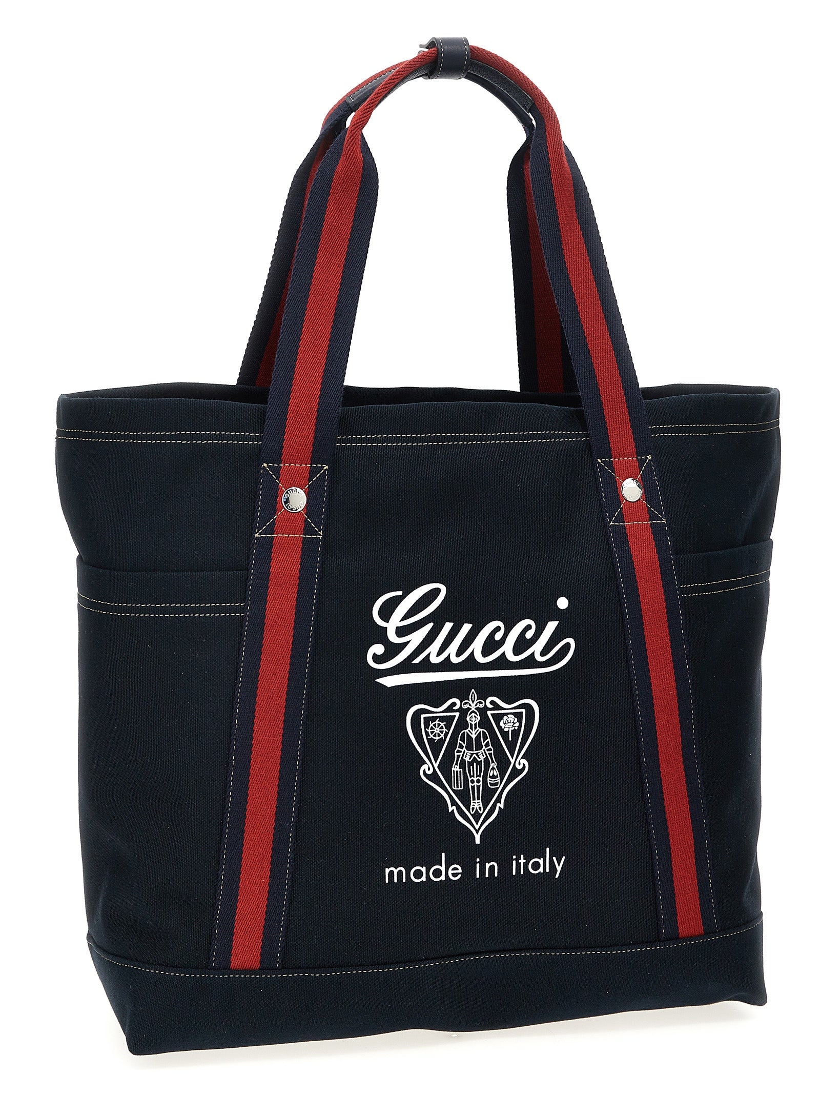 Gucci Blaue Baumwolltasche