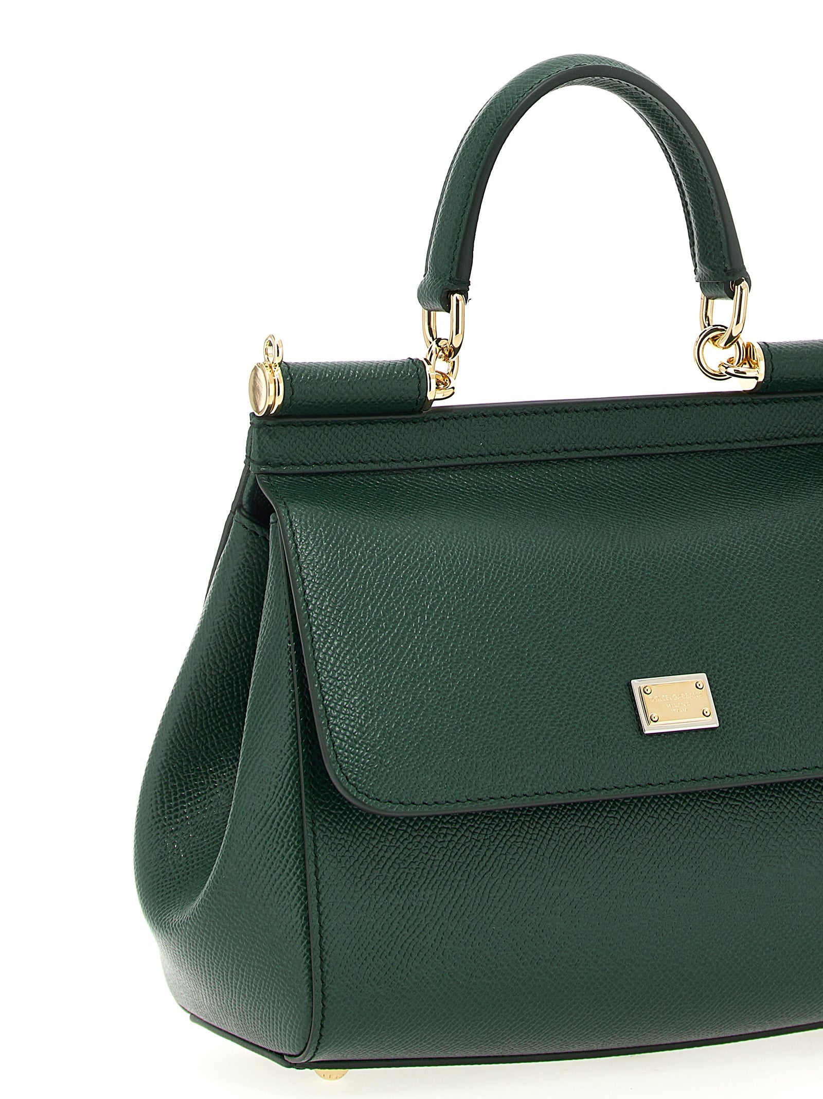 Dolce & Gabbana Zweifarbige Kalbsleder-Handtasche