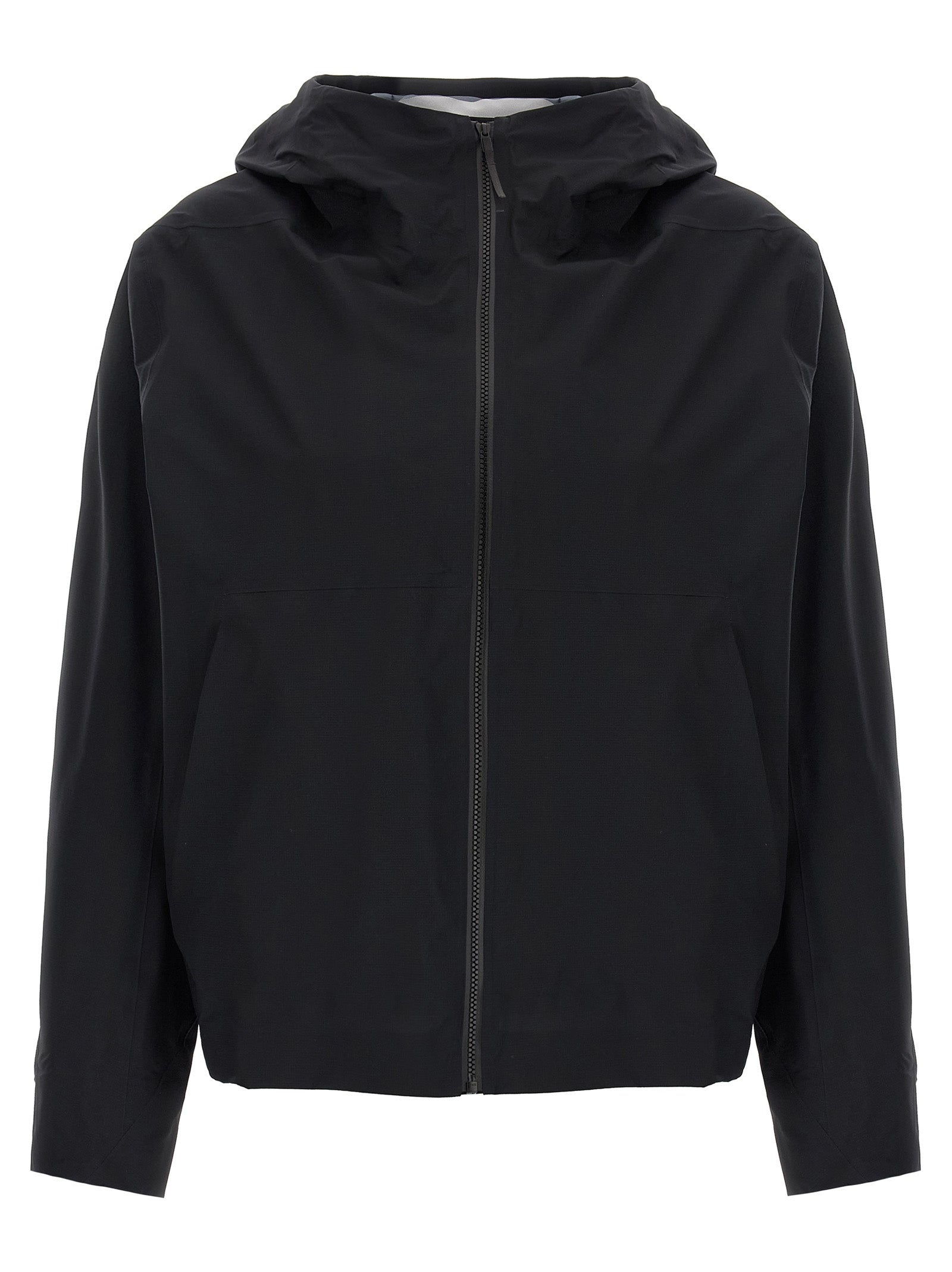 Arc'teryx Veilance Schwarze Nylon-Shell-Jacke